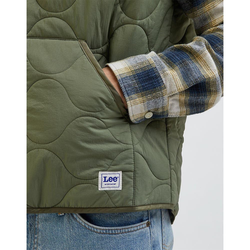 Lee Vest veste homme L olive coupe regular
