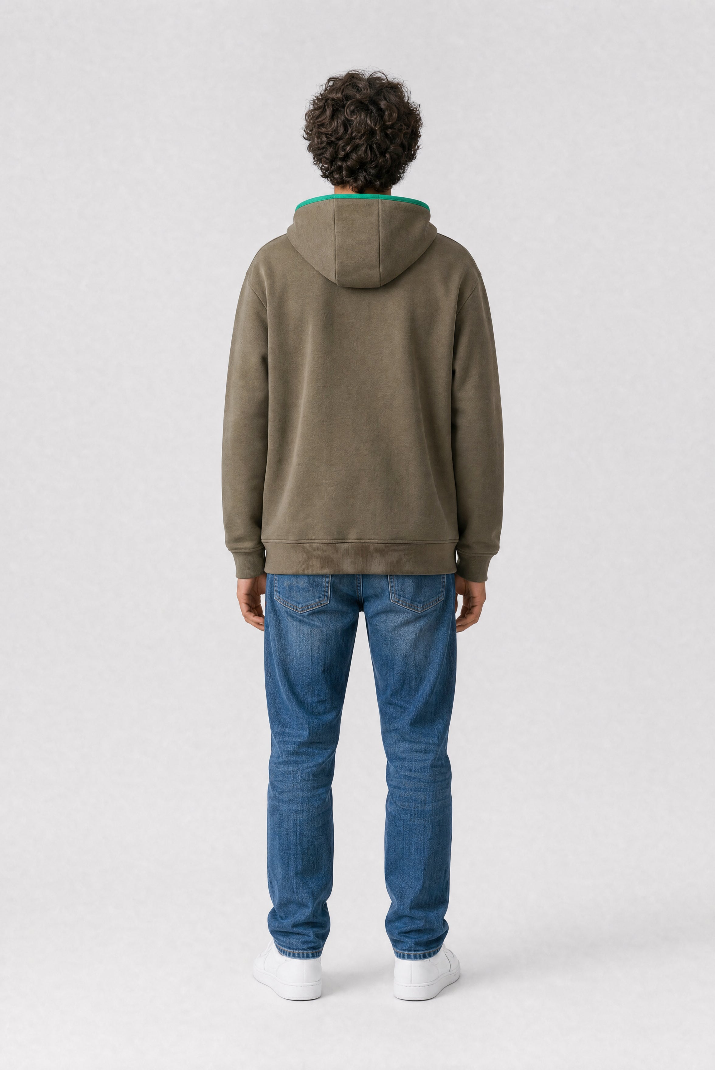 Teddy Smith Giclass AS HZ JR gilet capuche garçon kaki