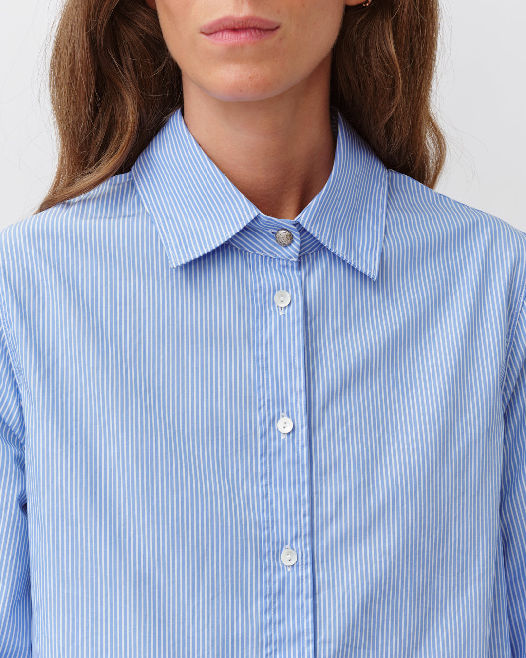 DIEGA CHABA chemise bleue coupe ajustée