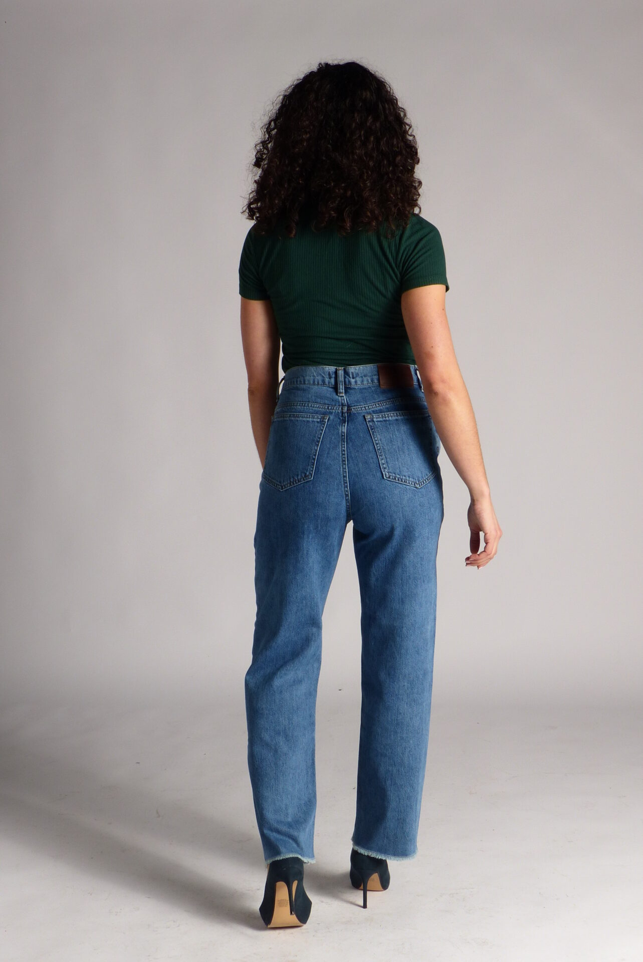 AA Spontané Classicblue Flare jean flare bleu taille haute