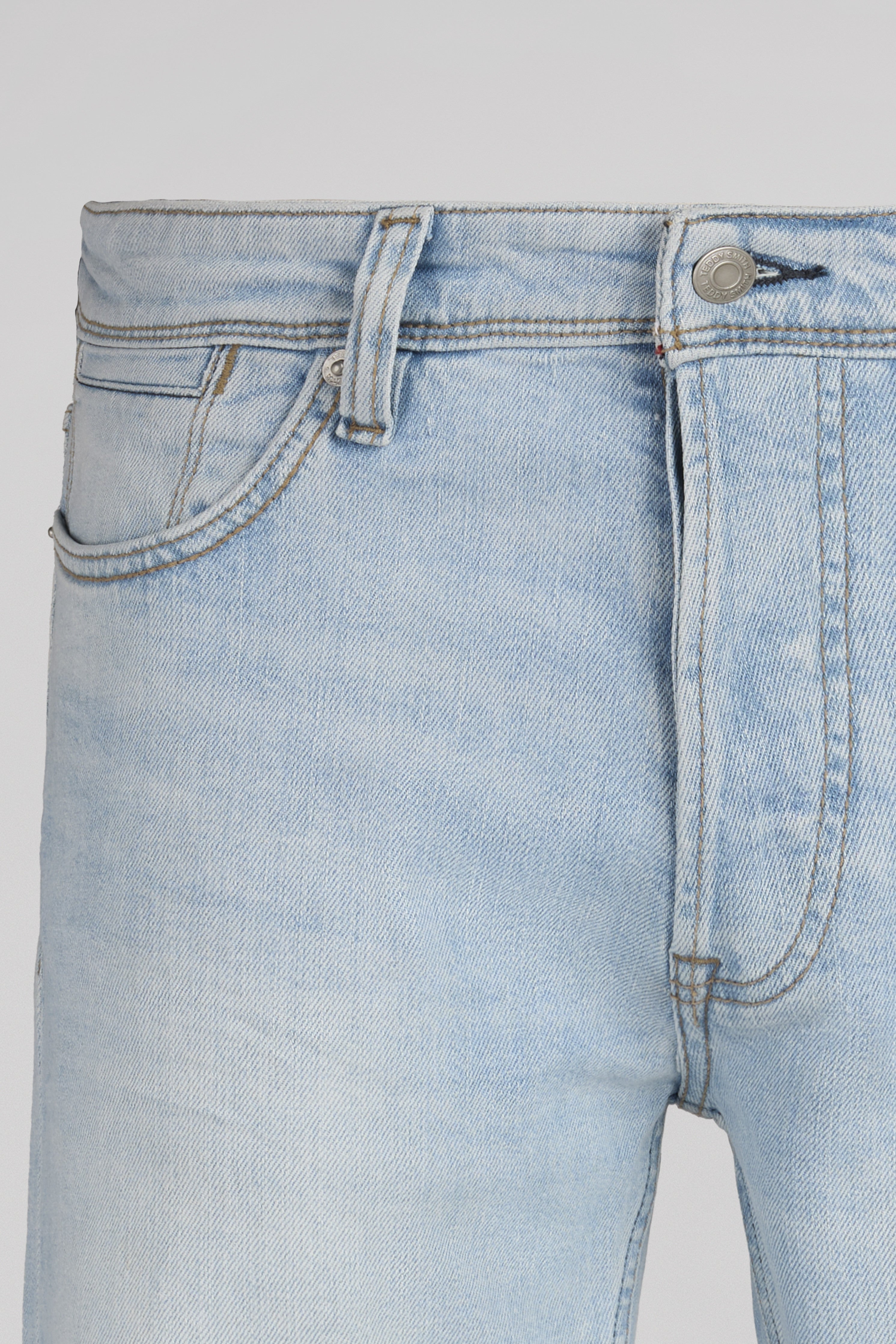 Teddy Smith Reg L32 jean bleached droit délavé clair