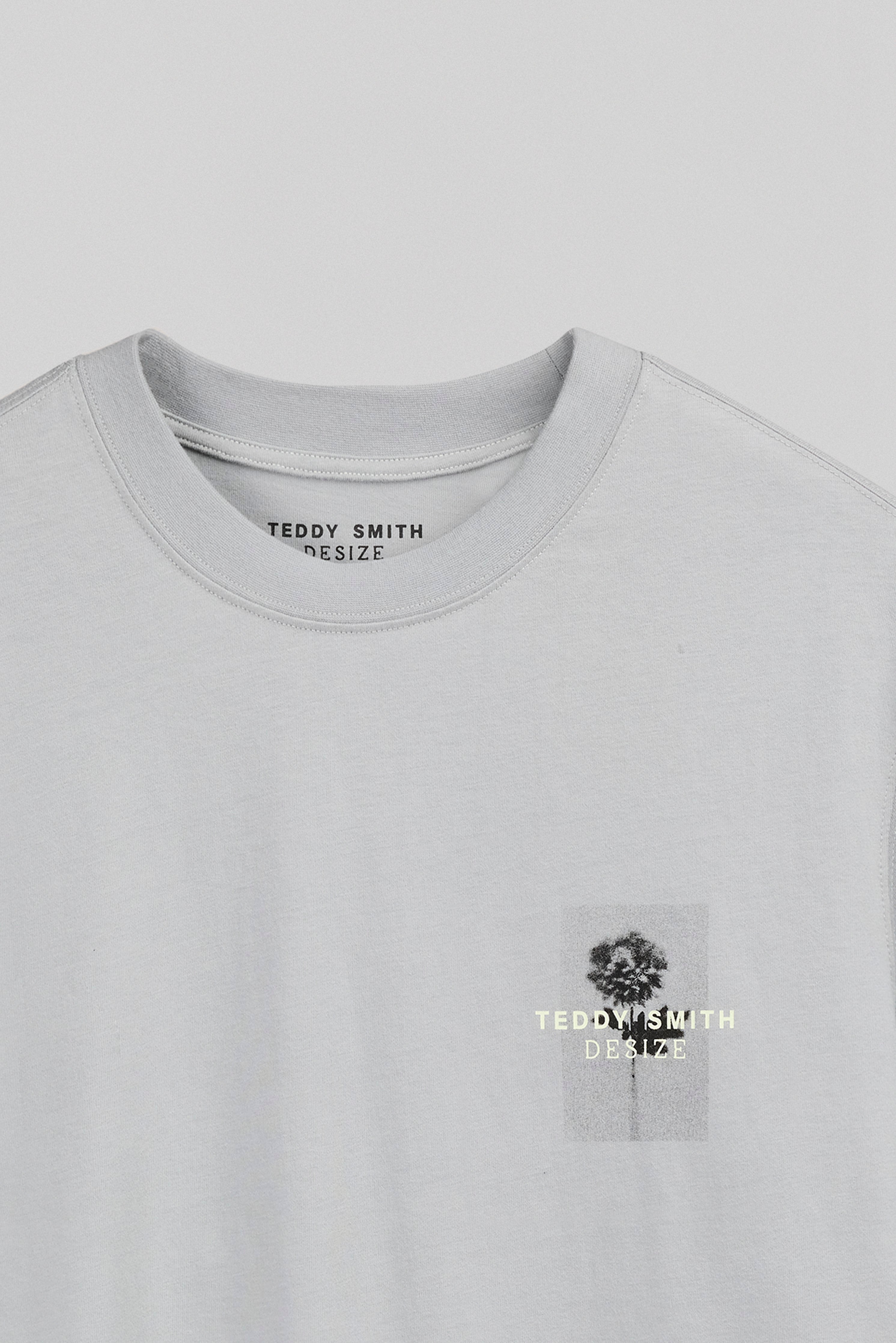 Teddy Smith T-Artist MC t-shirt homme bleu fumé ample