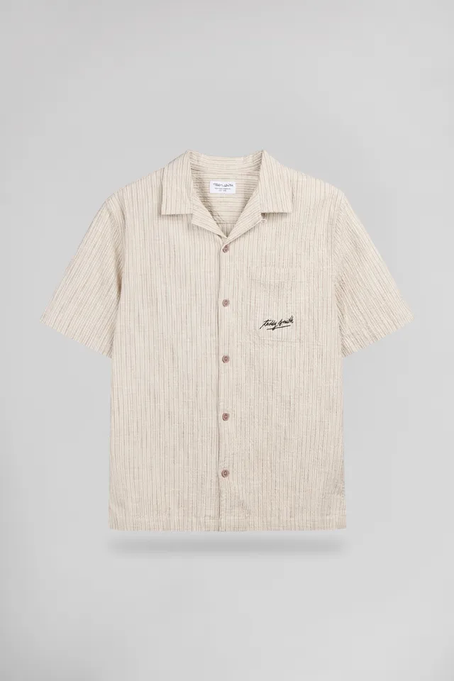 Teddy Smith C-Elvis MC chemise beige ample