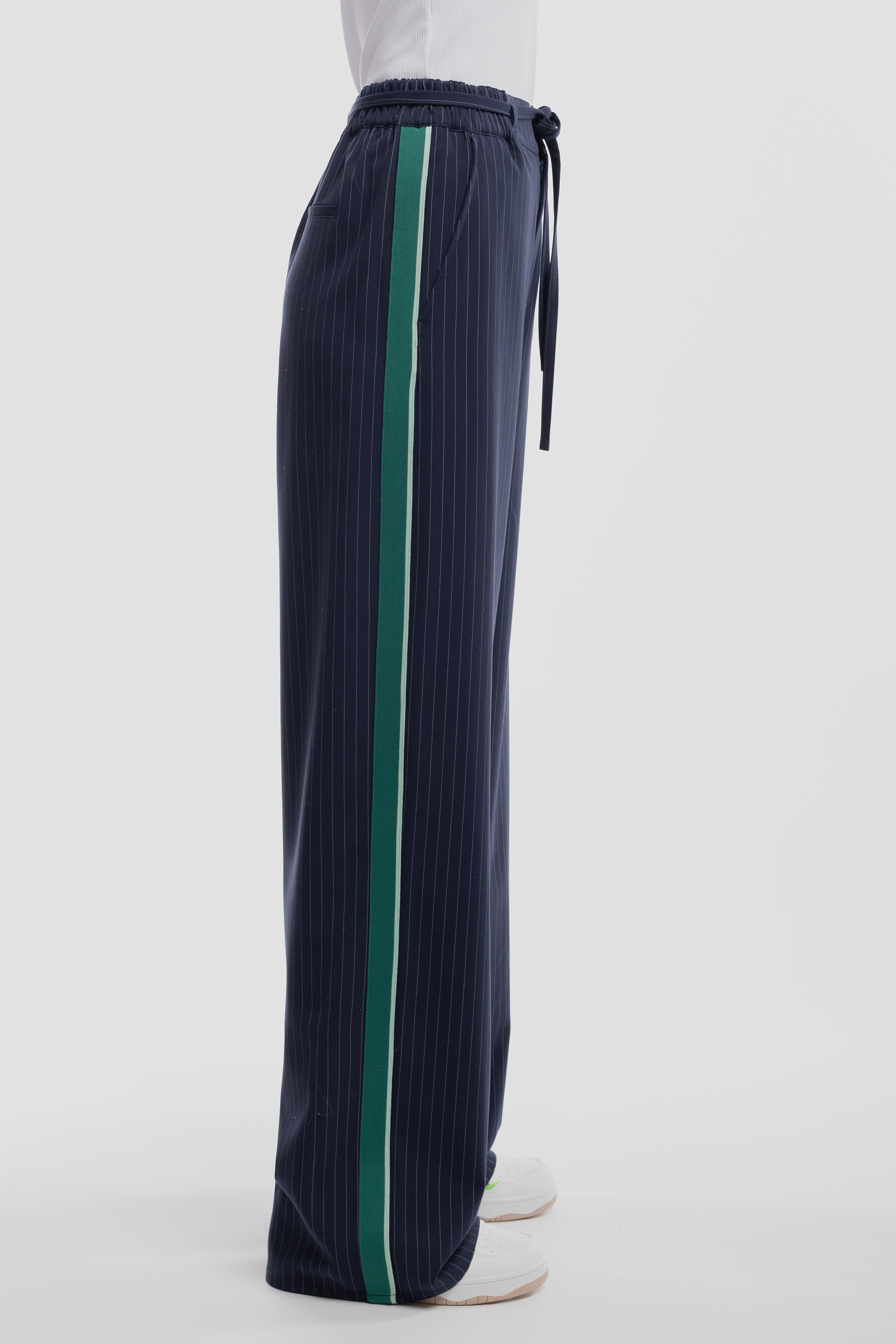 Teddy Smith P-Side Bistretc pantalon navy rayures