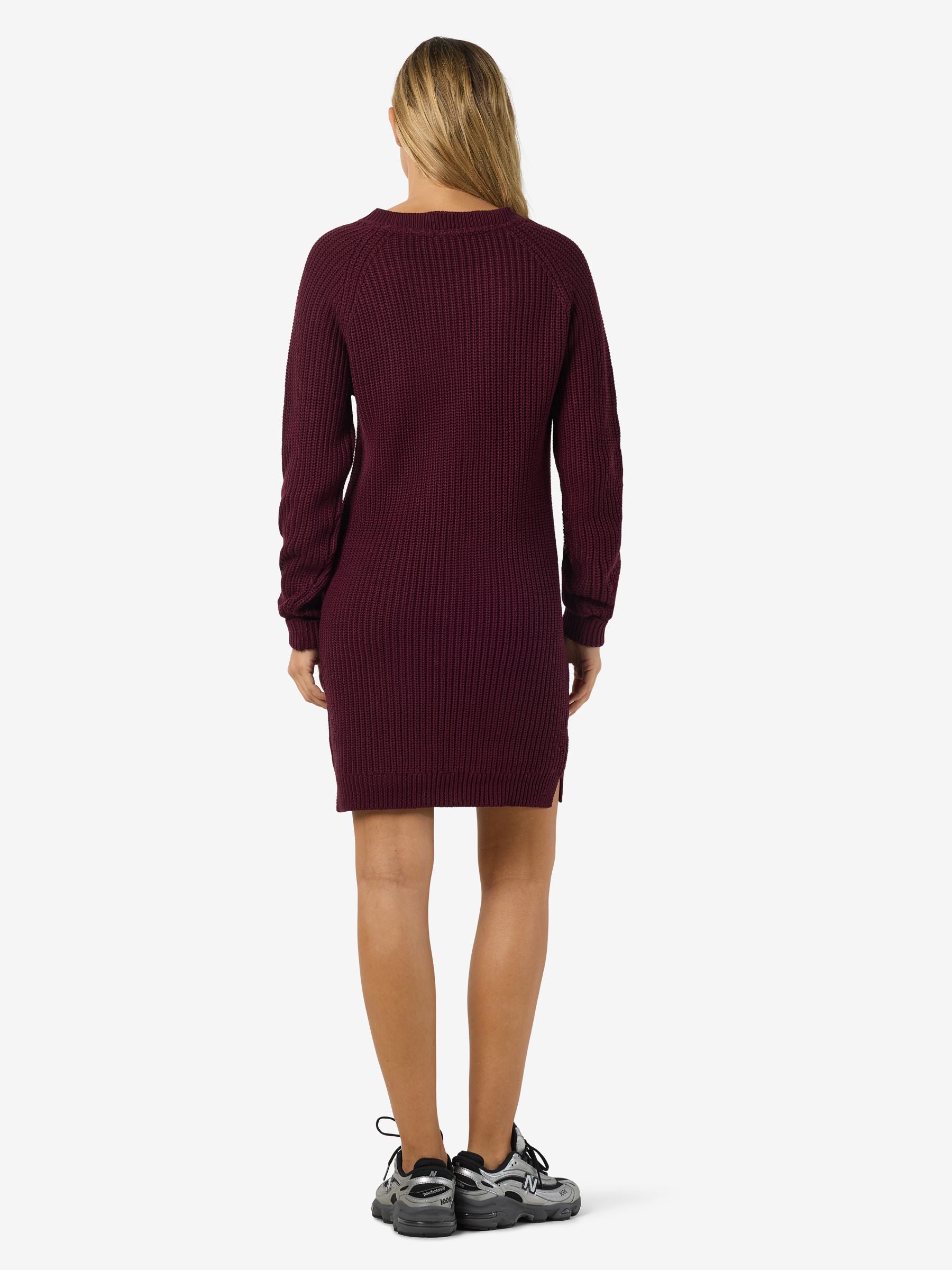 Noisy May robe pull en maille col rond coupe loose