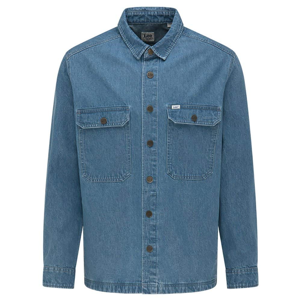 Lee Workwear Overshirt surchemise jean homme vert S
