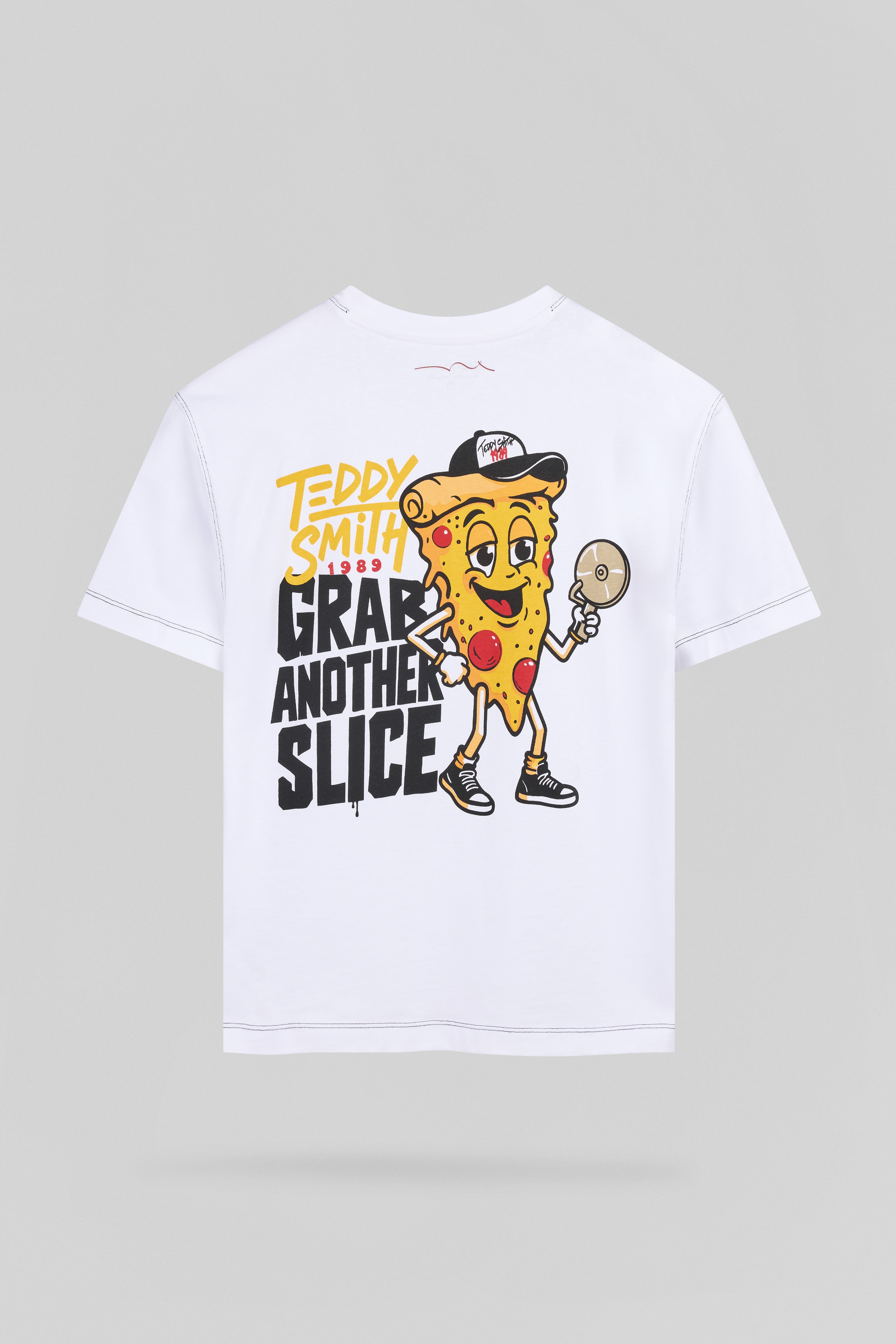 Teddy Smith T-Sam MC JR t-shirt garçon blanc imprimé