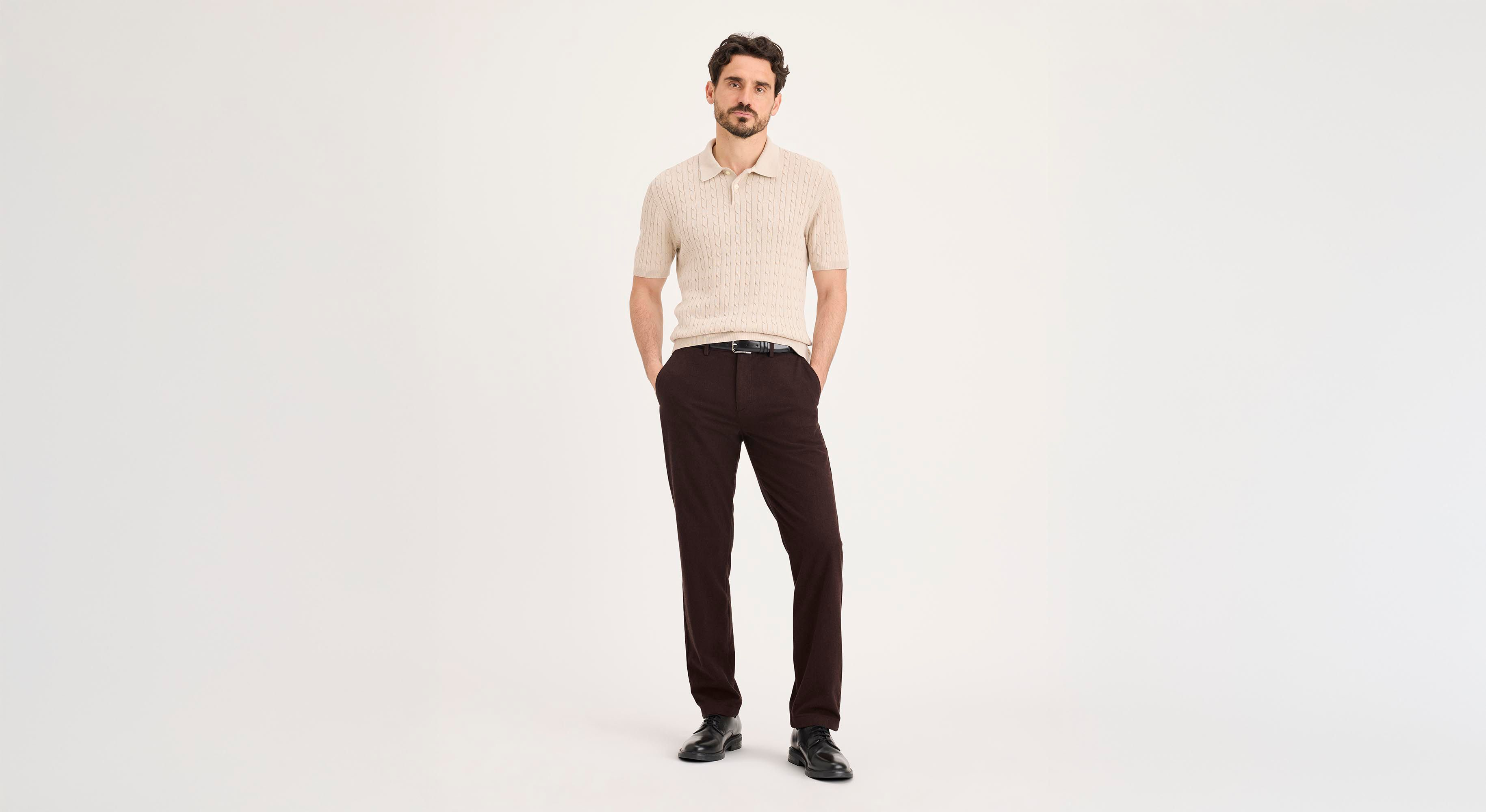Dockers Crafted Khaki Slim Fit chino homme marron Hammond