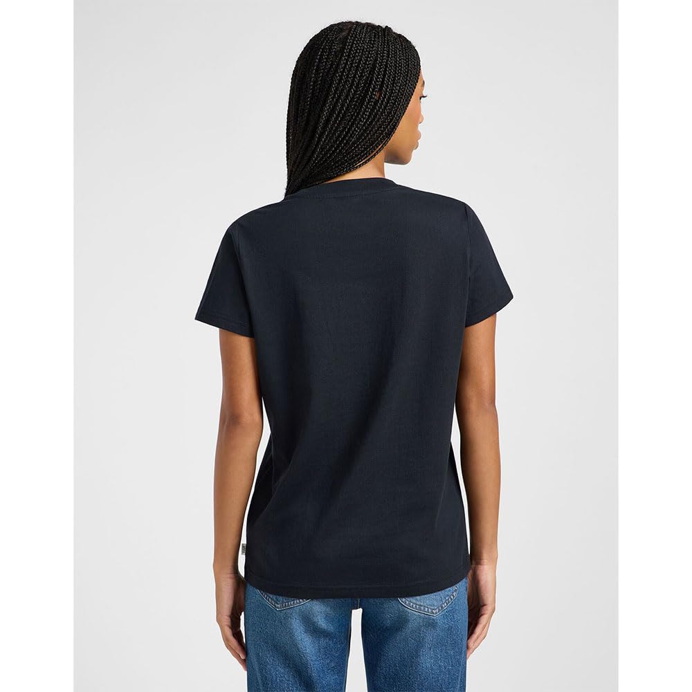 Lee SS Crew Twinpack lot 2 t-shirts femme XL noir blanc