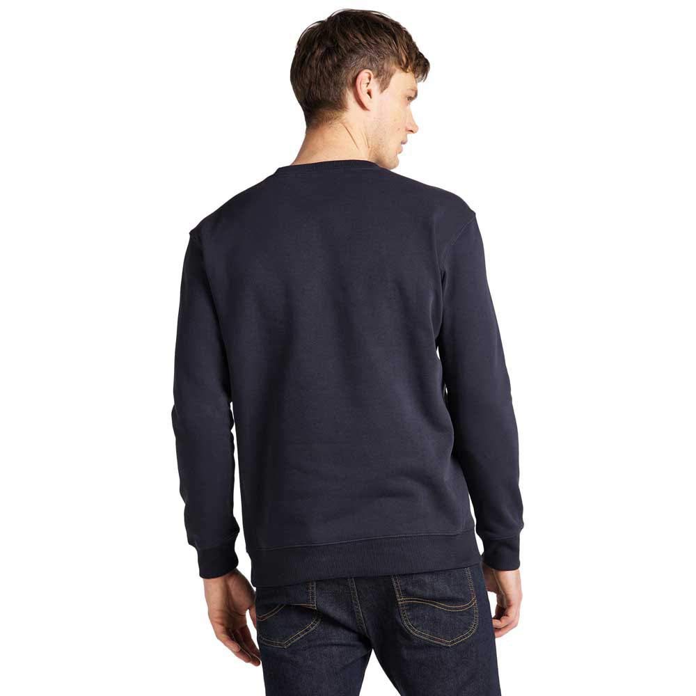 Lee Patch Crew SWS sweat homme noir coupe regular