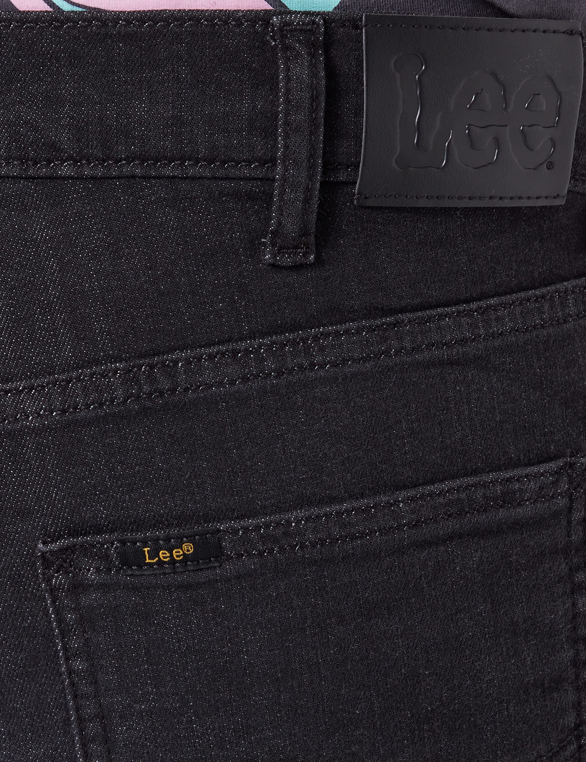 Lee Legendary short jean homme noir délavé extensible