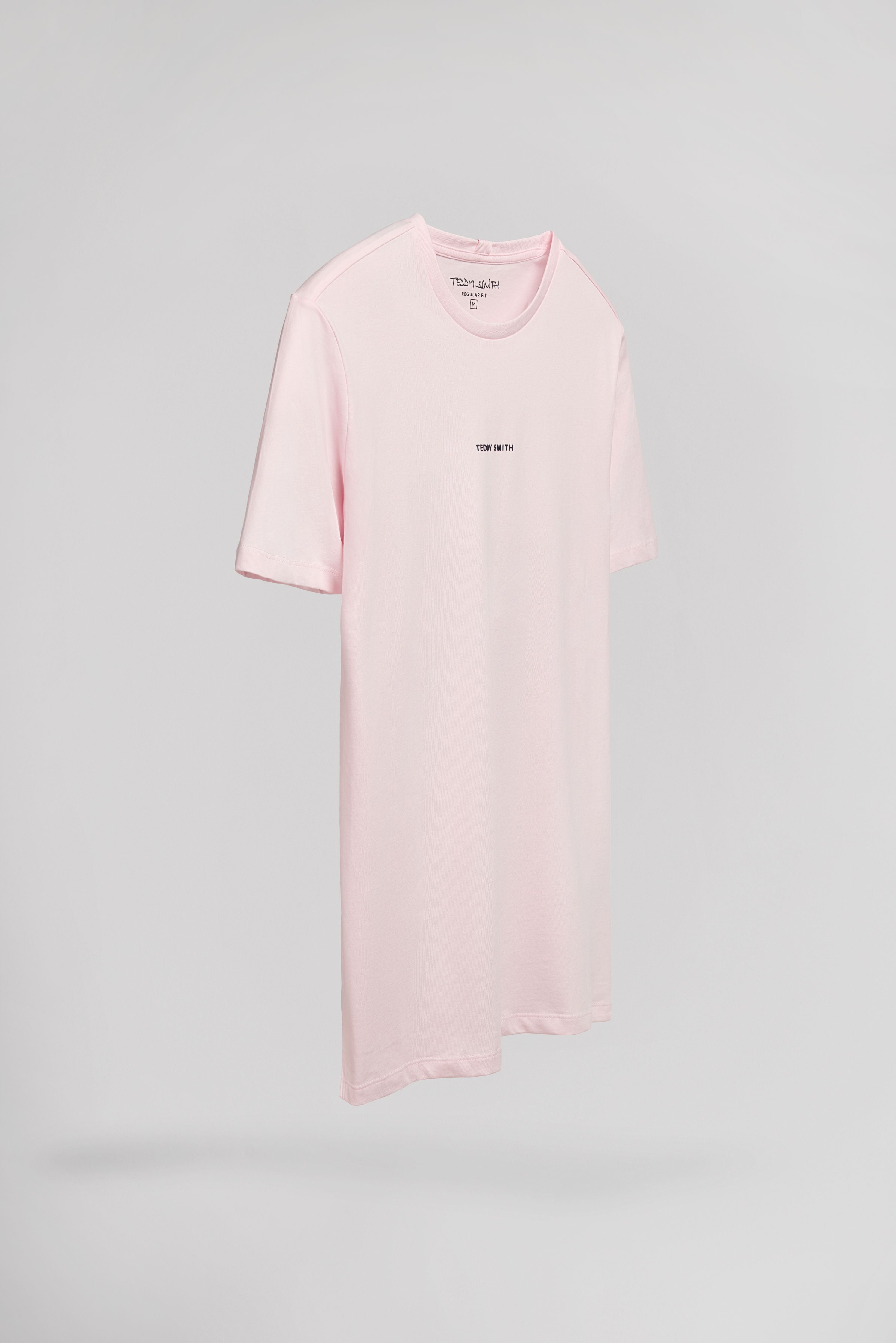 Teddy Smith T-Soy 2 MC t-shirt rose homme