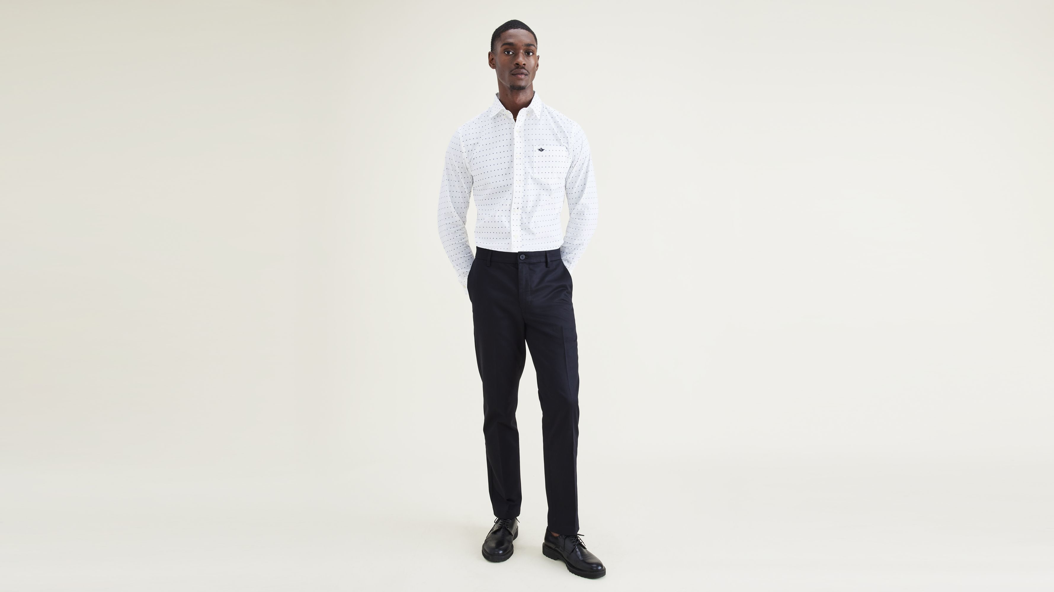 Dockers Signature Iron Free chino slim noir anti-taches