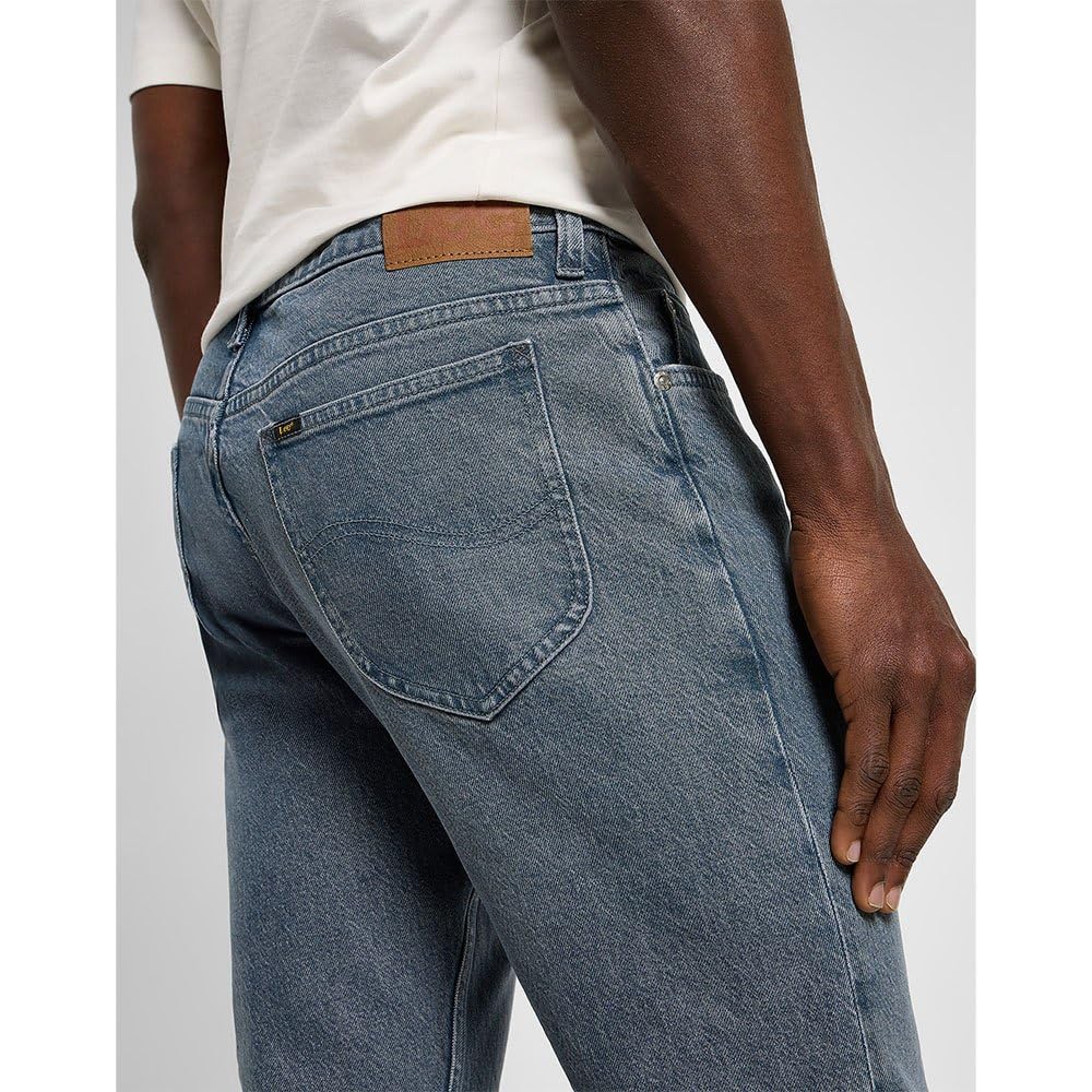 Lee Rider jean homme Gris Naturel coupe slim droite
