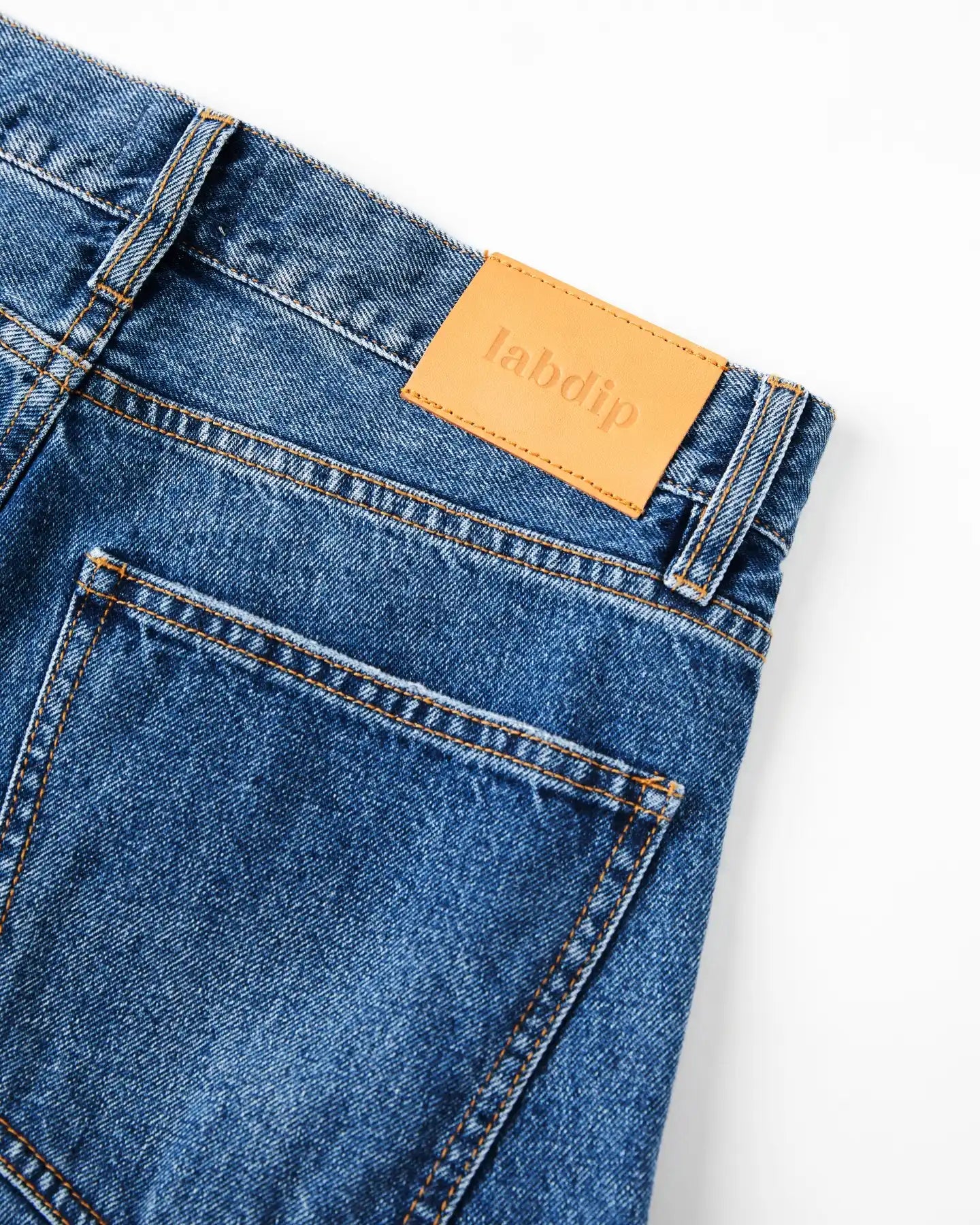 Labdip River Denim Mid Blue IN 32 jean bleu moyen large