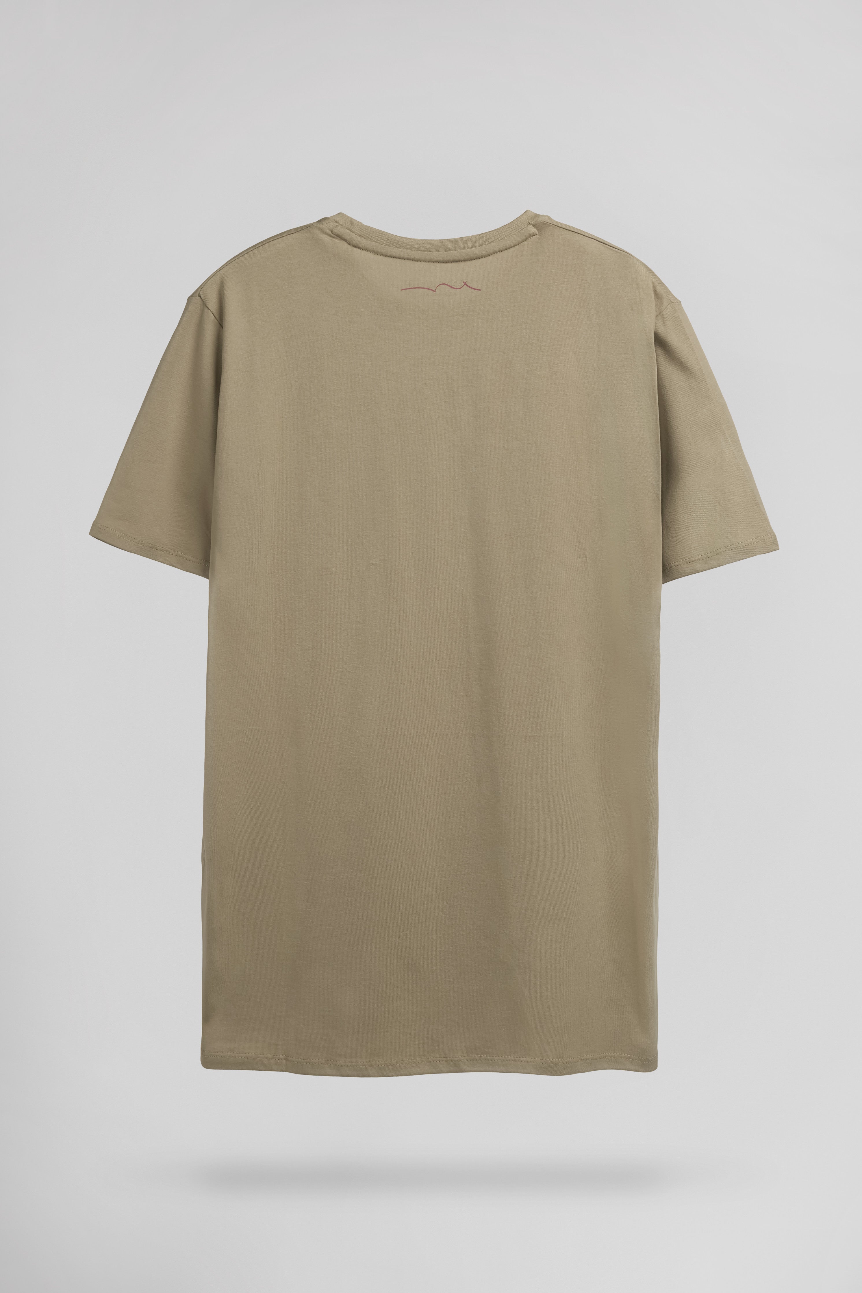 Teddy Smith T-Jim MC Wolf t-shirt beige coton