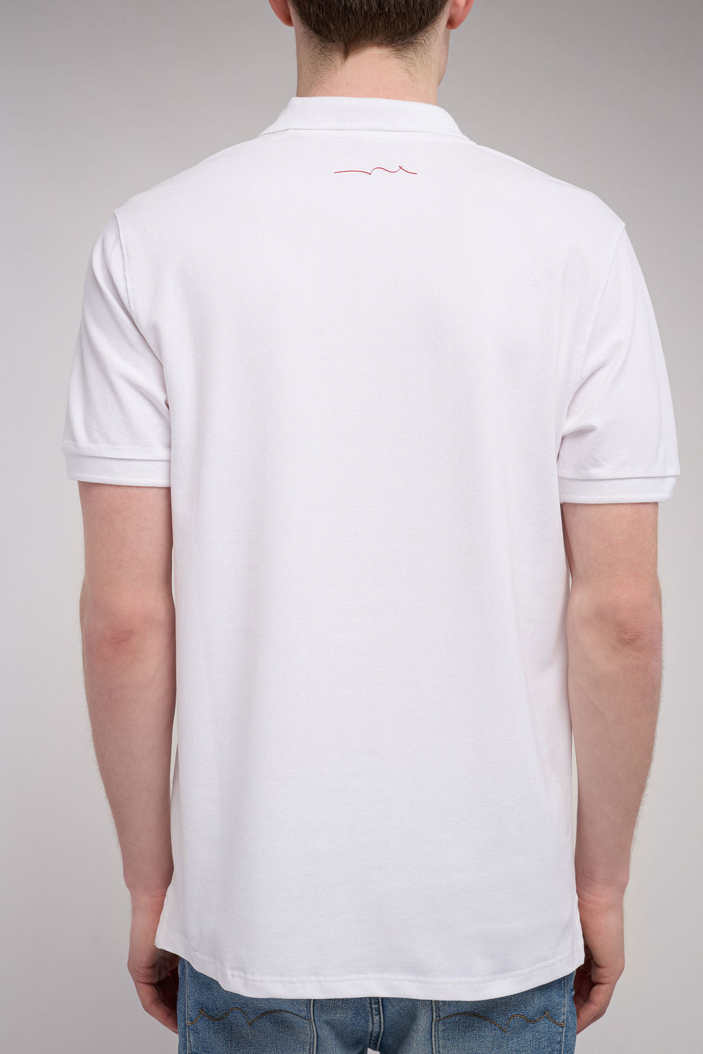 Teddy Smith P-Alban polo homme blanc piqué coton