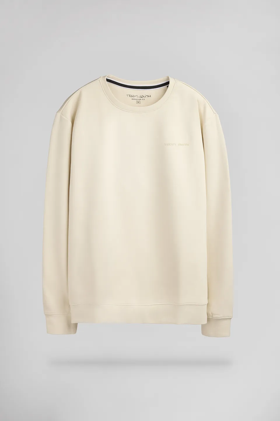 Teddy Smith S-Nark RC sweat col rond naturel homme