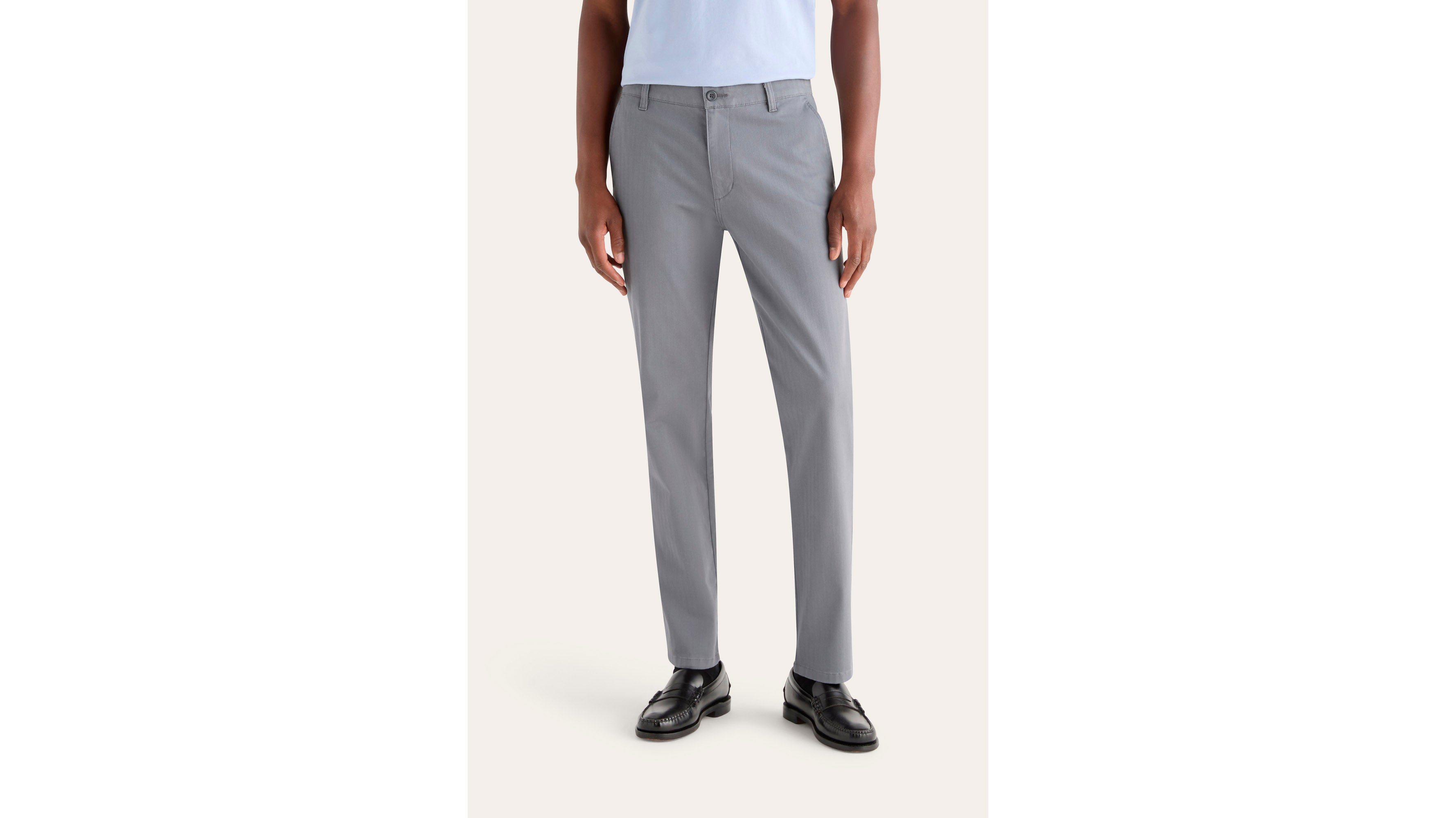Dockers Ultimate Slim Fit pantalon chino gris stretch