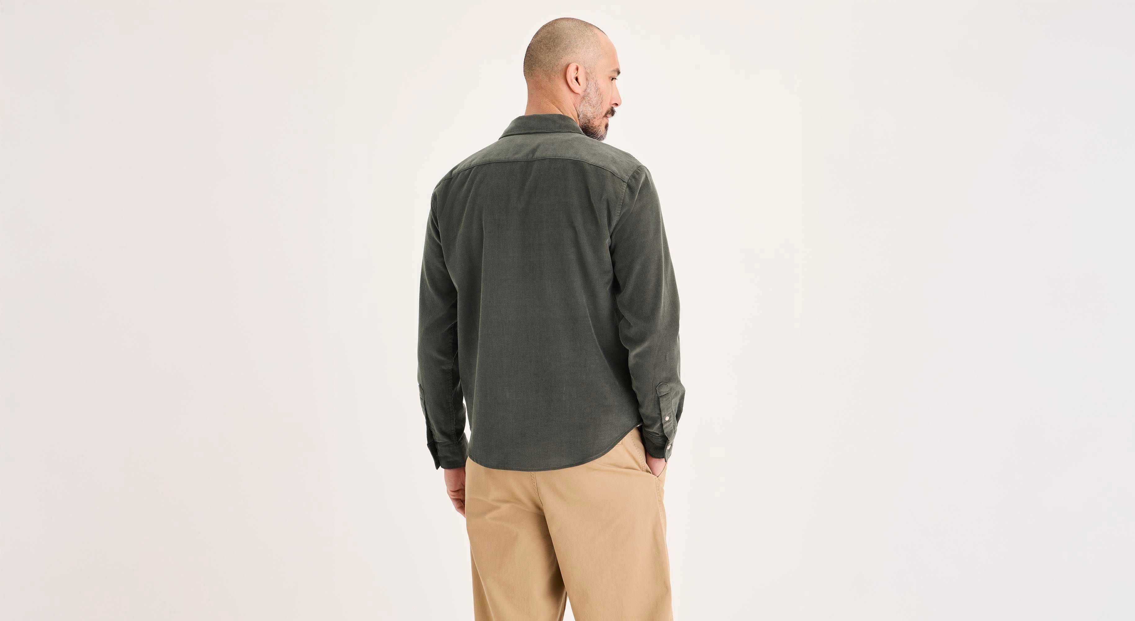 Dockers Ultimate chemise regular homme verte coton
