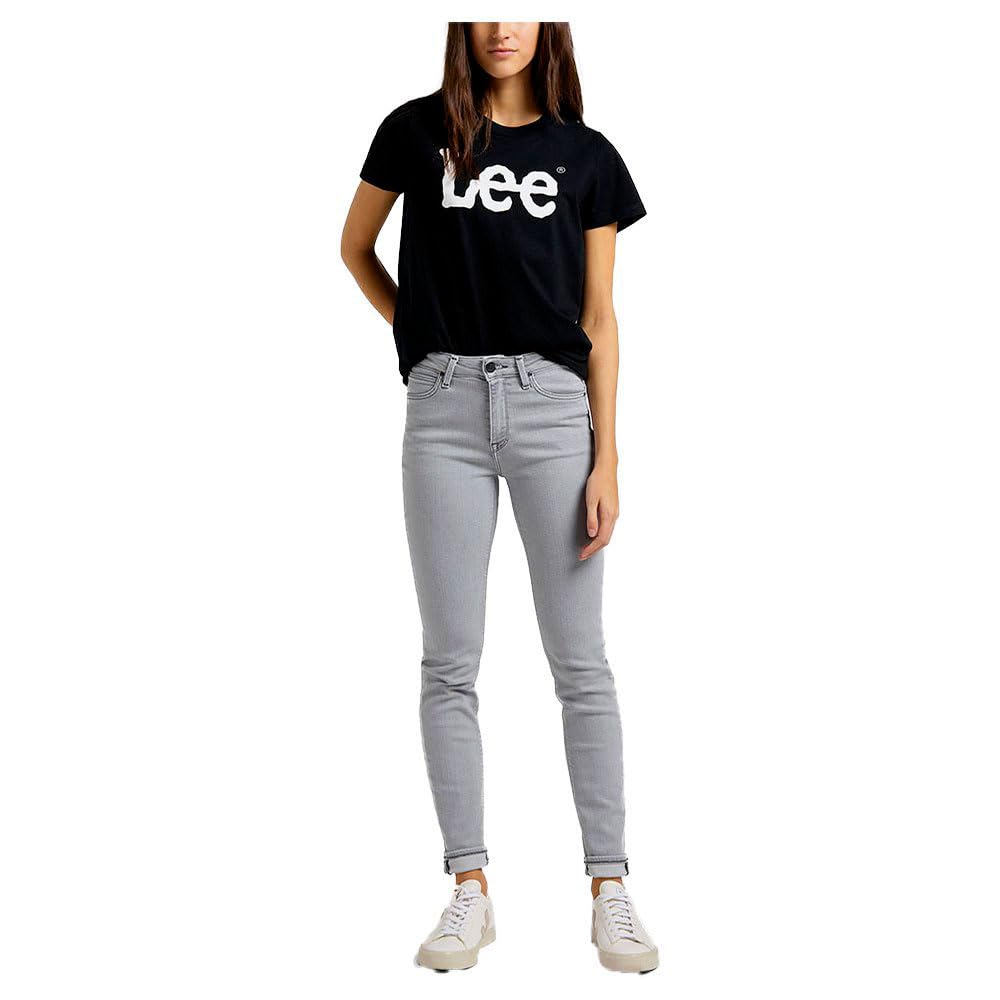Lee Logo Tee T-shirt femme Noir coupe regular