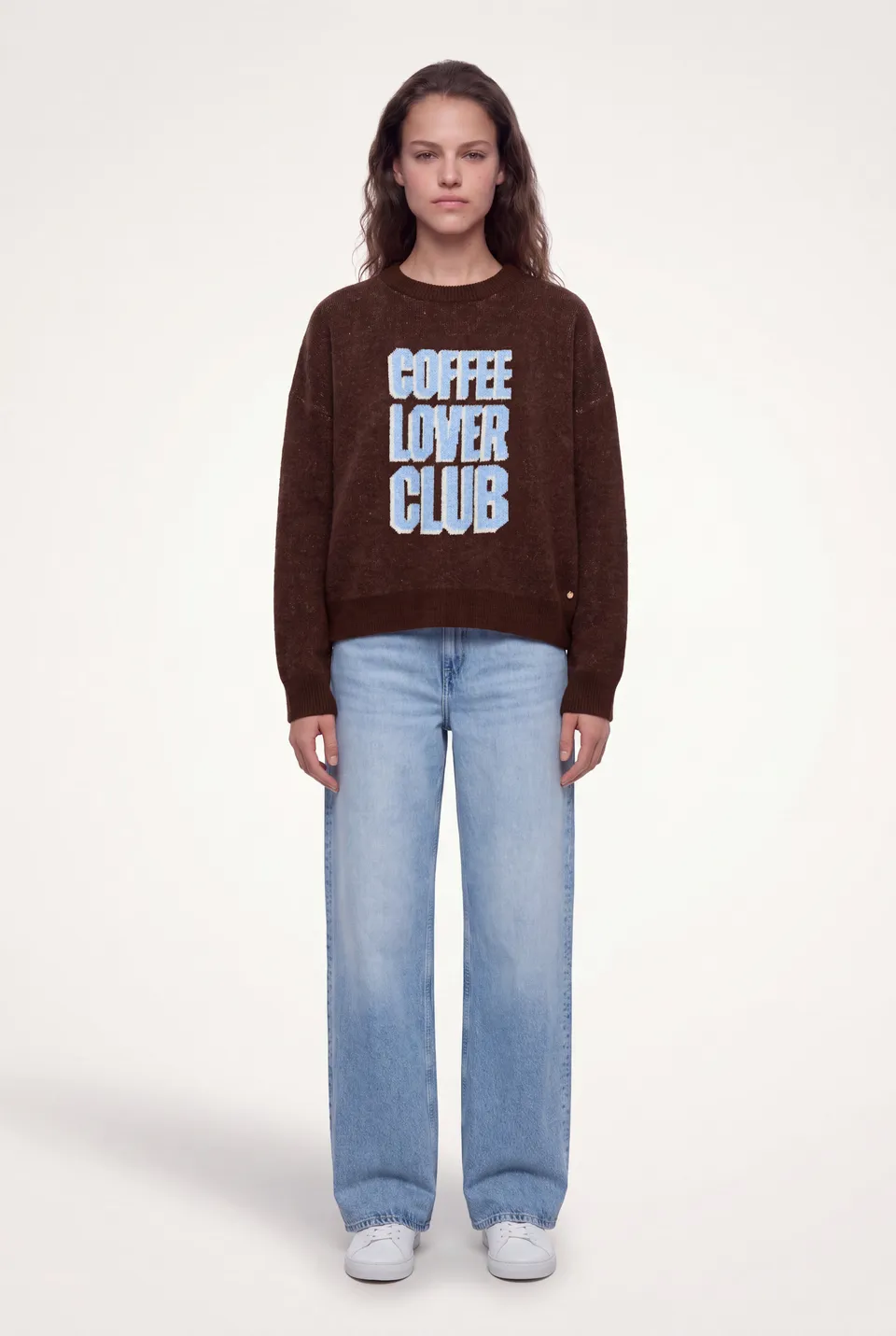 Teddy Smith P-Aina pull femme chocolat coffee lover