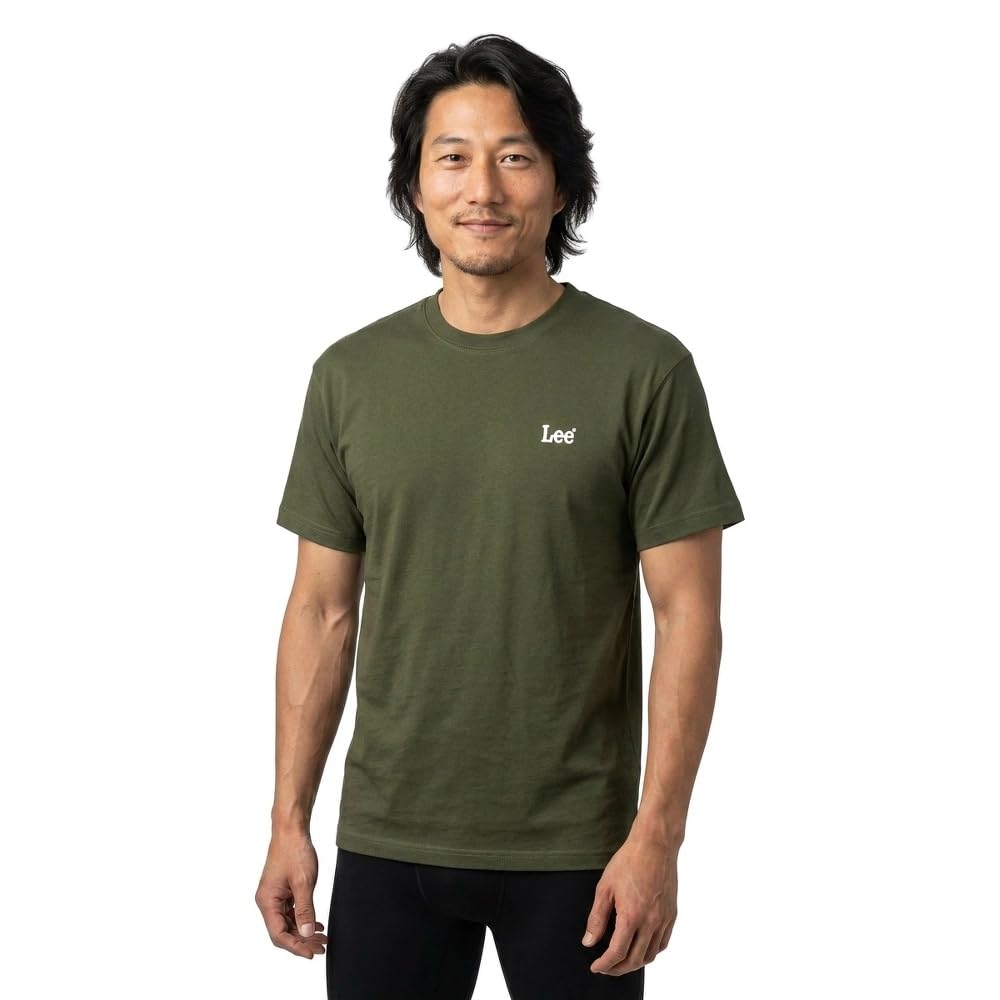 Lee SS Small Logo Tee t-shirt homme violet manches courtes