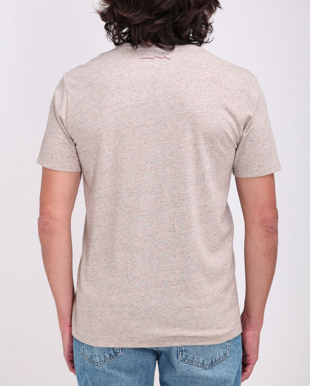 Teddy Smith T-Nark Beige Chiné t-shirt col rond homme