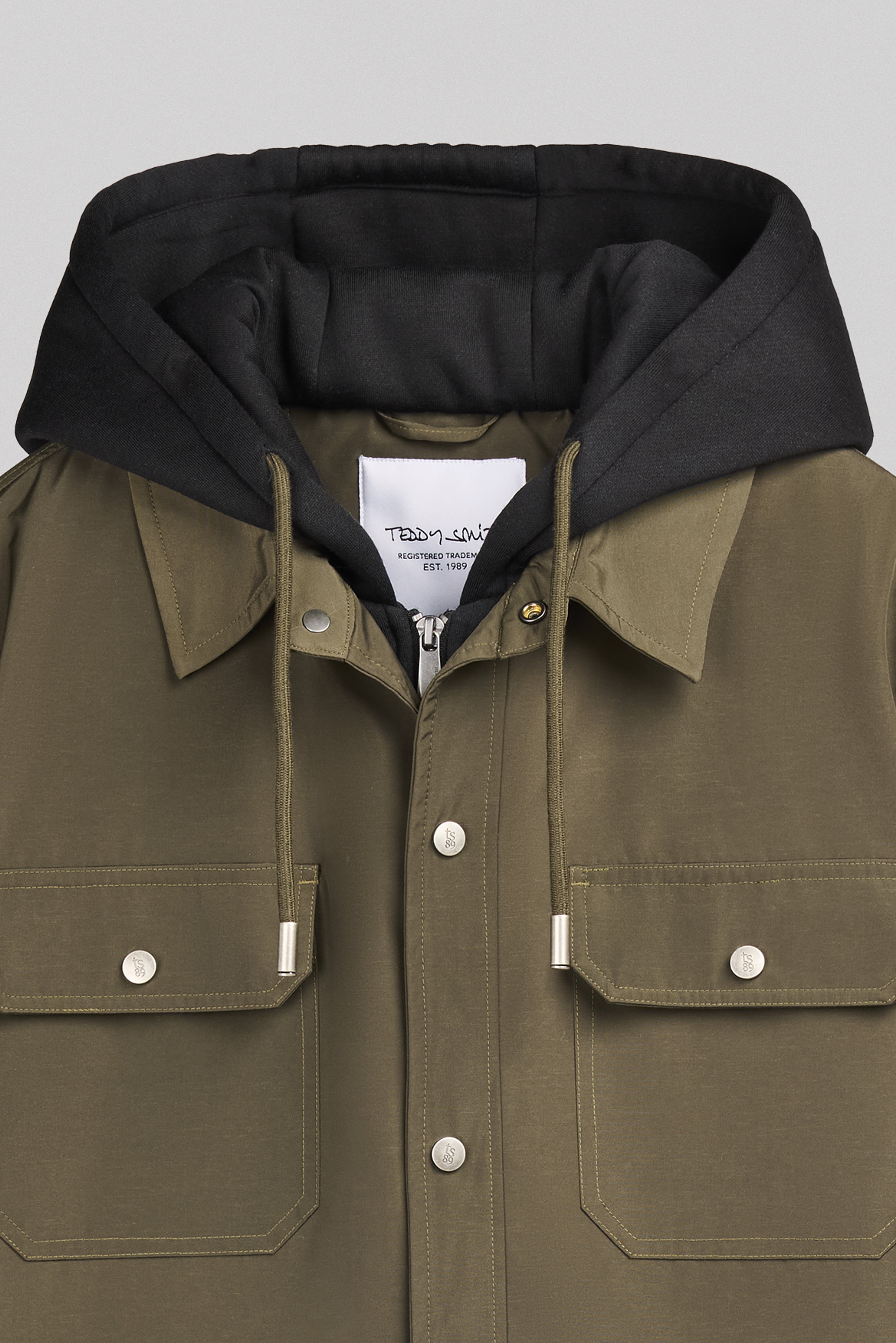Teddy Smith B-Peterson blouson déperlant Deep Kaki