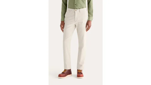 Dockers Crafted Khaki Pantalon chino slim gris stretch