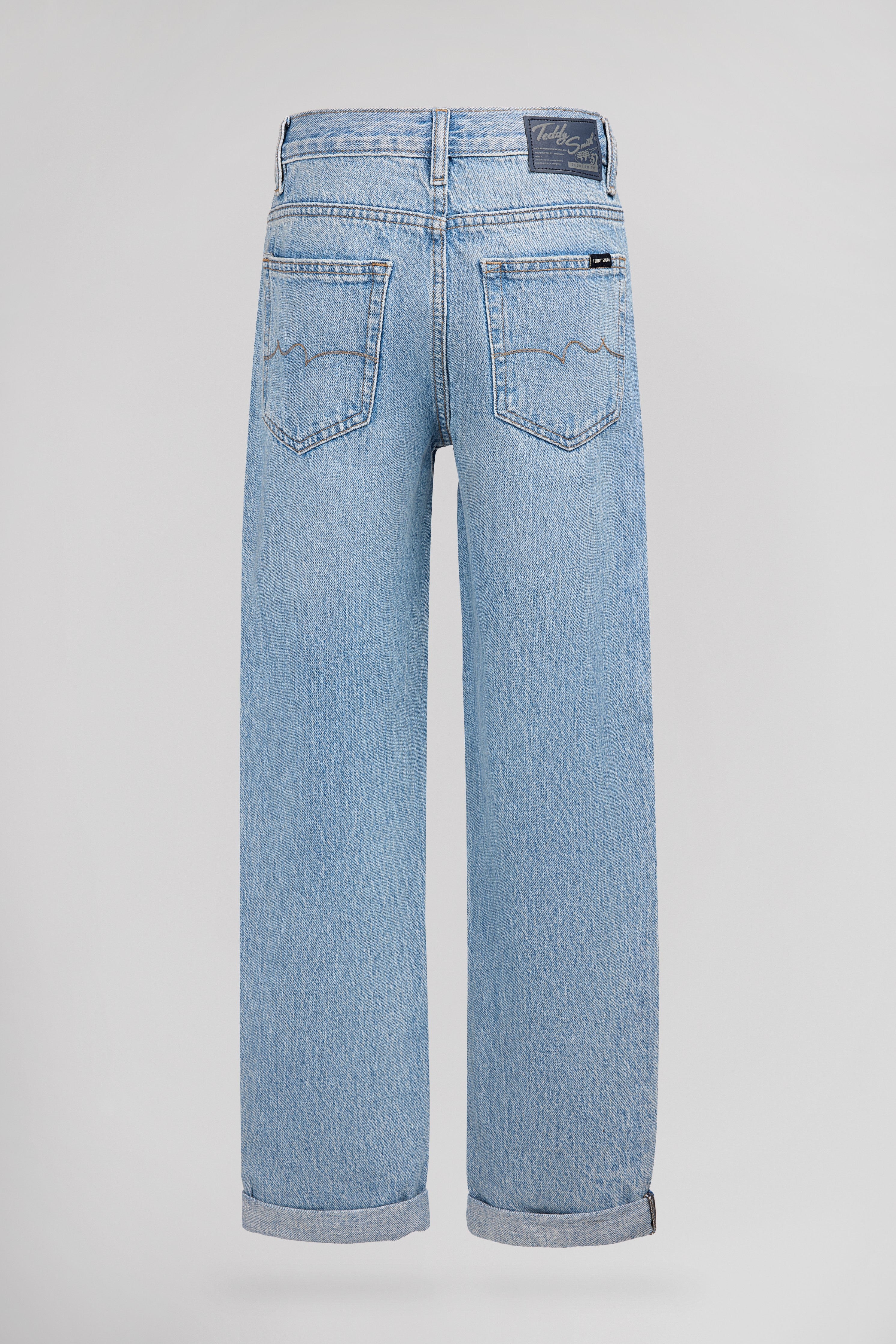 Teddy Smith Dad Pant JR Fripp/Indigo Clair jean garçon coton
