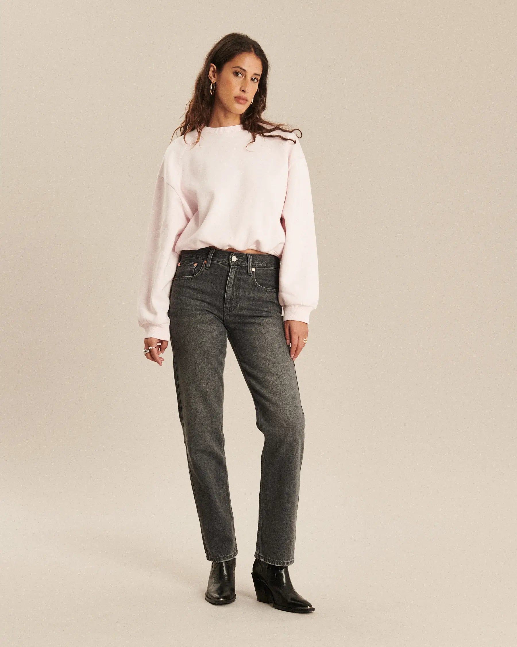 Labdip Parker jean droit gris cendré BL 30 100% coton
