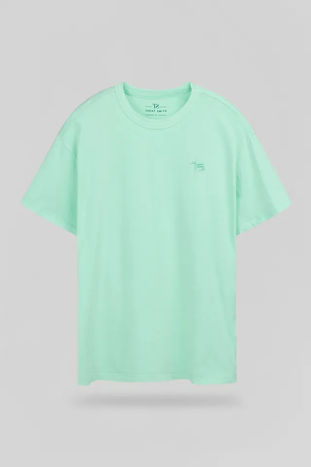 Teddy Smith T-Lava MC t-shirt oversize vert menthe