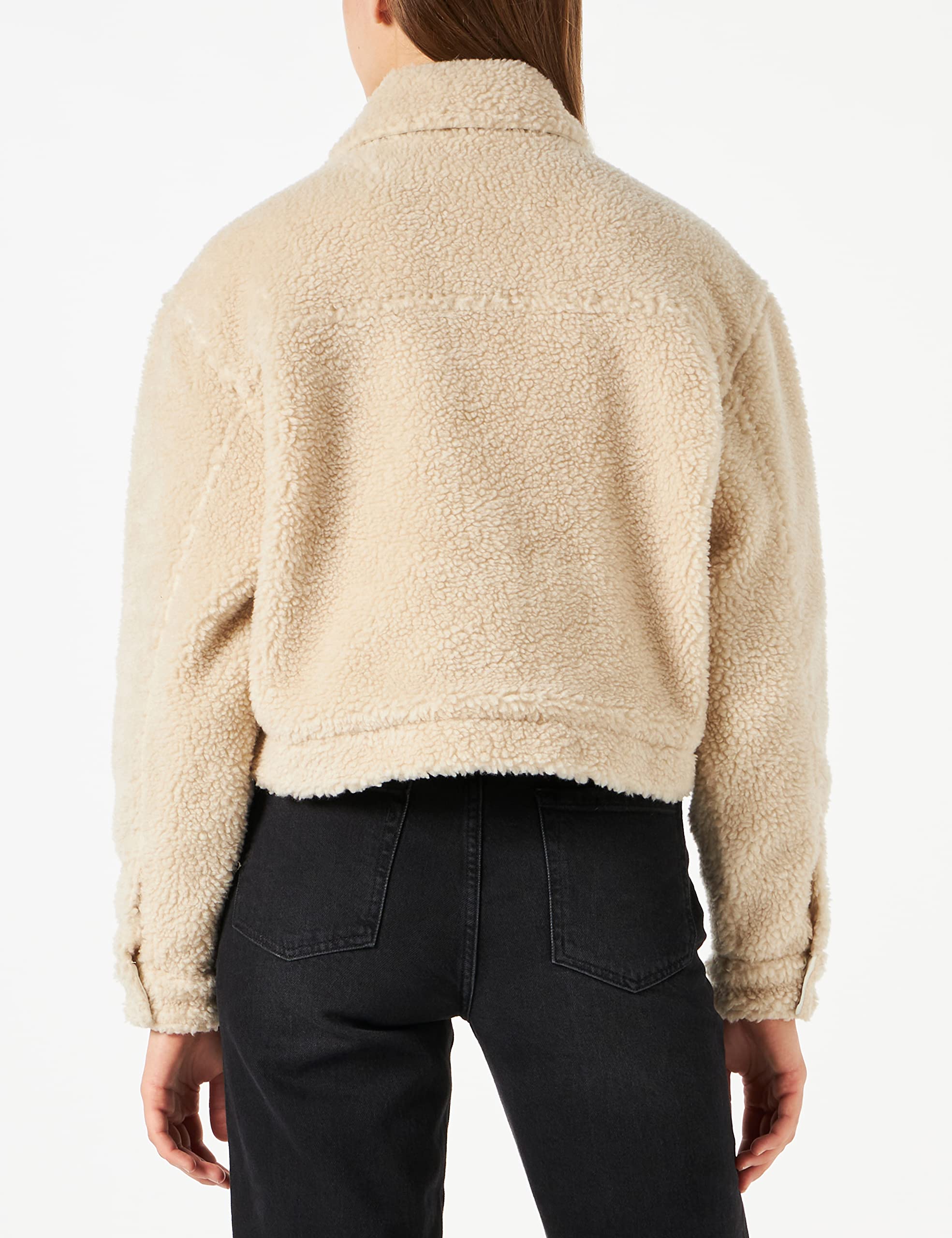 Lee Sherpa veste femme écru XXL cropped