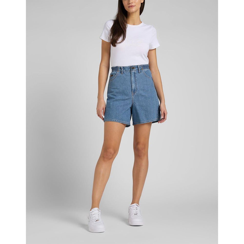 Lee Slim Cropped Tee t-shirt femme blanc ajusté