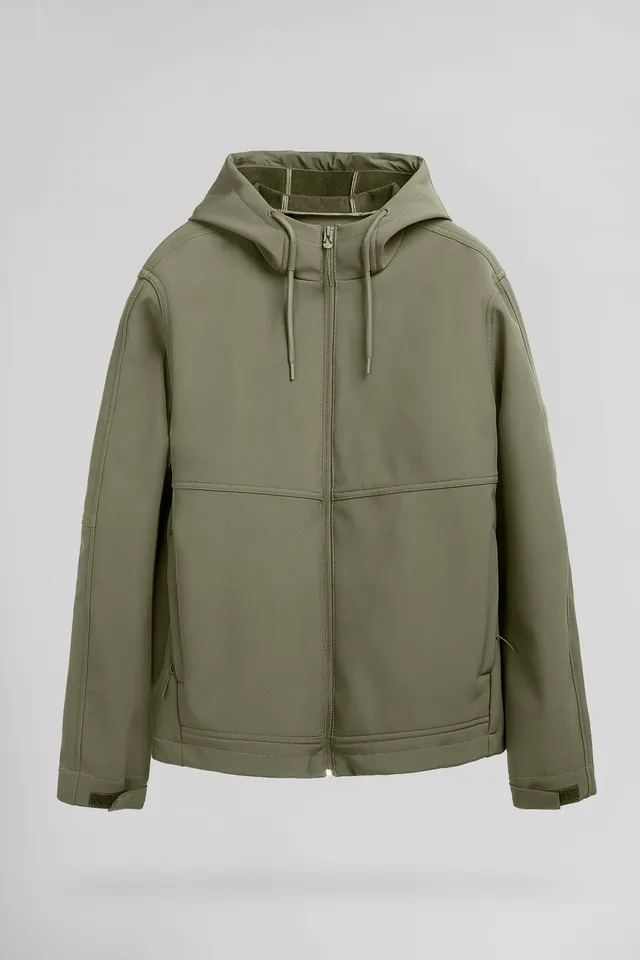 Teddy Smith B-Renzo blouson dusty kaki capuche