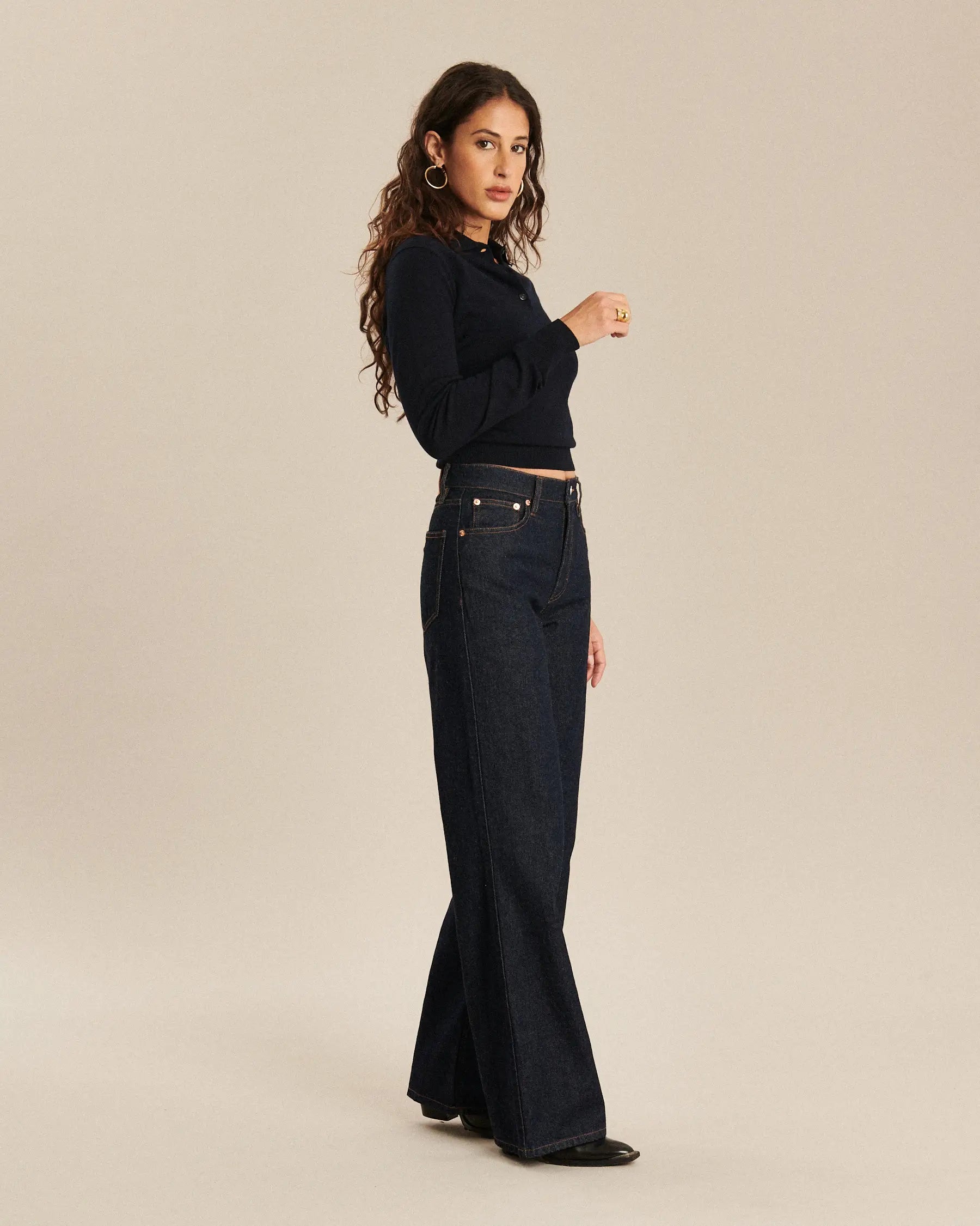 Labdip Joie jean large bleu brut indigo 100% coton