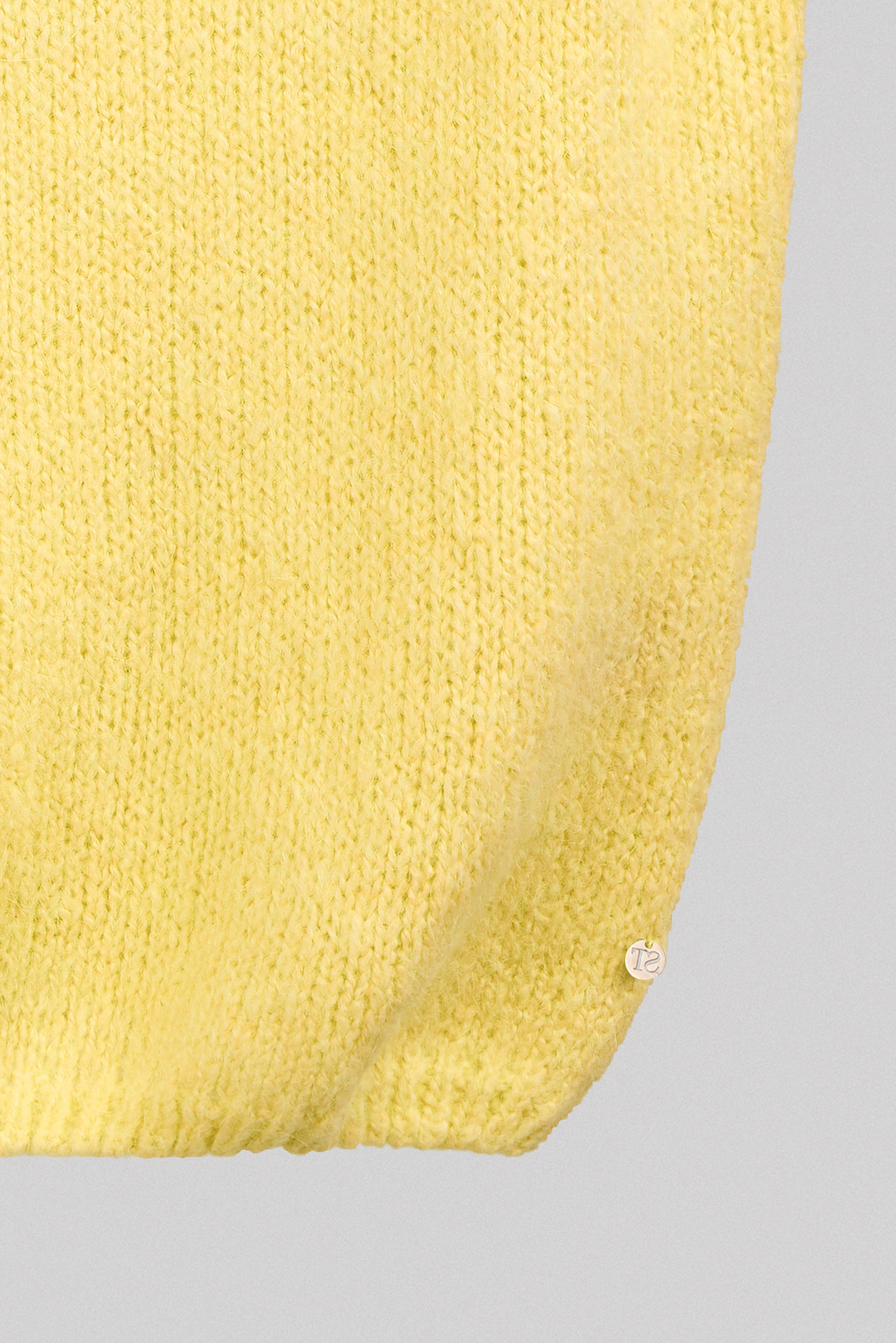 Teddy Smith P-Molia pull sans manches jaune citron femme