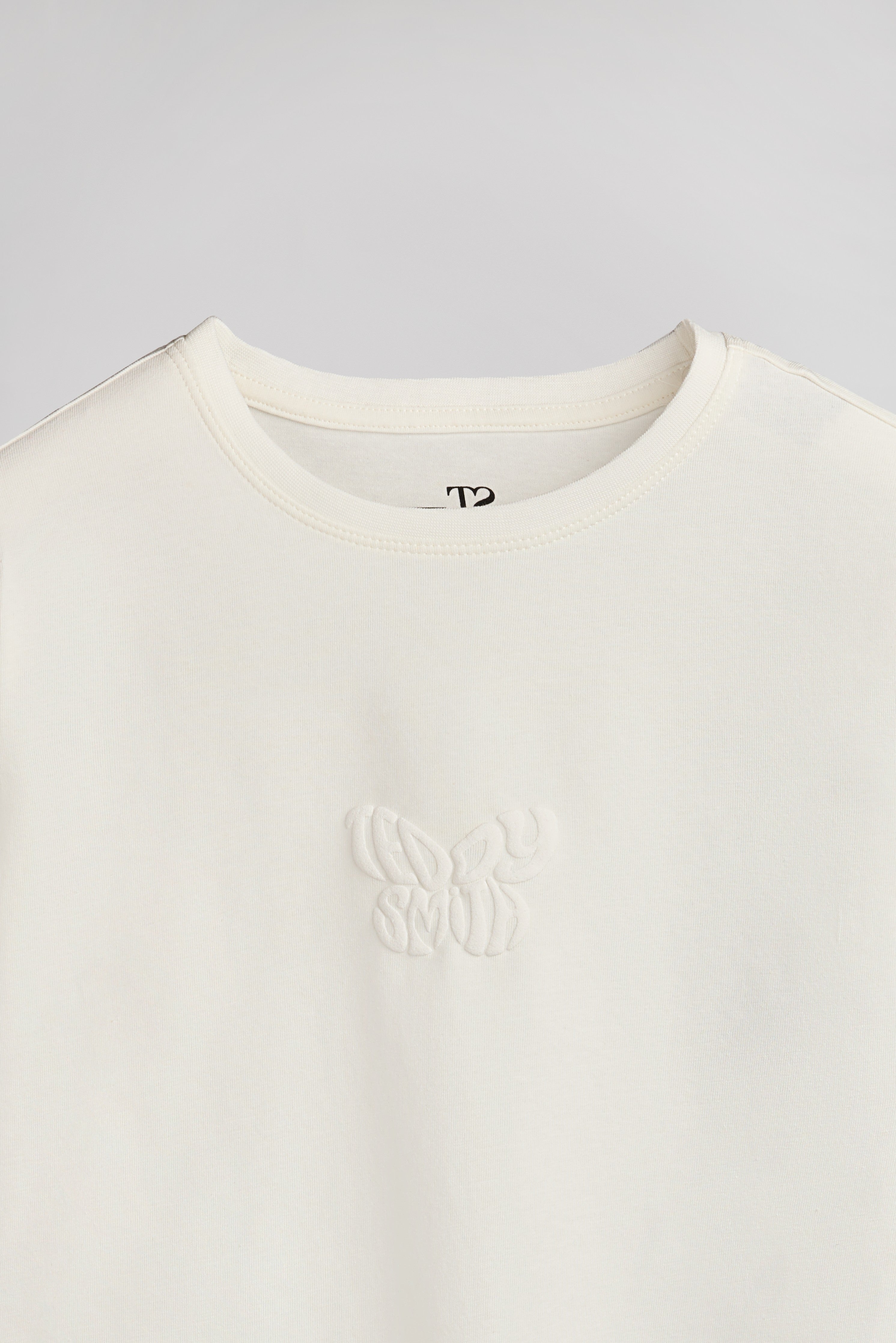 Teddy Smith T-Ody MC Jr T-shirt Blanc Fille Ajusté