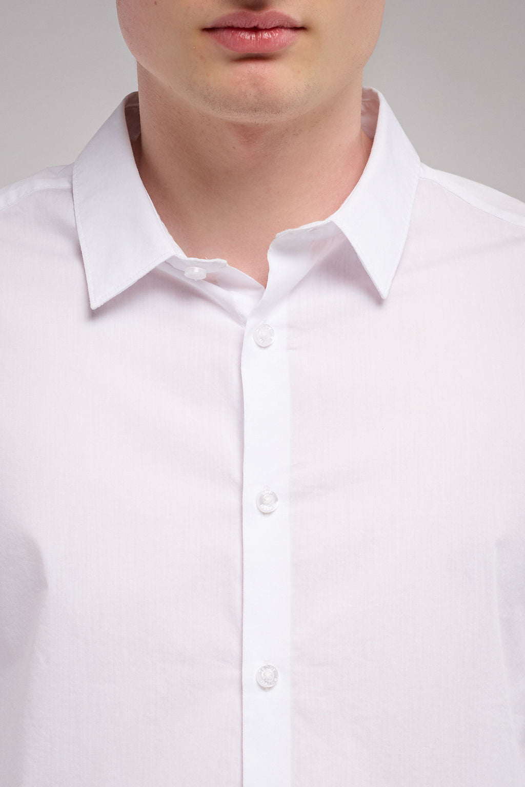 Teddy Smith C-Oswald chemise blanche cintrée homme