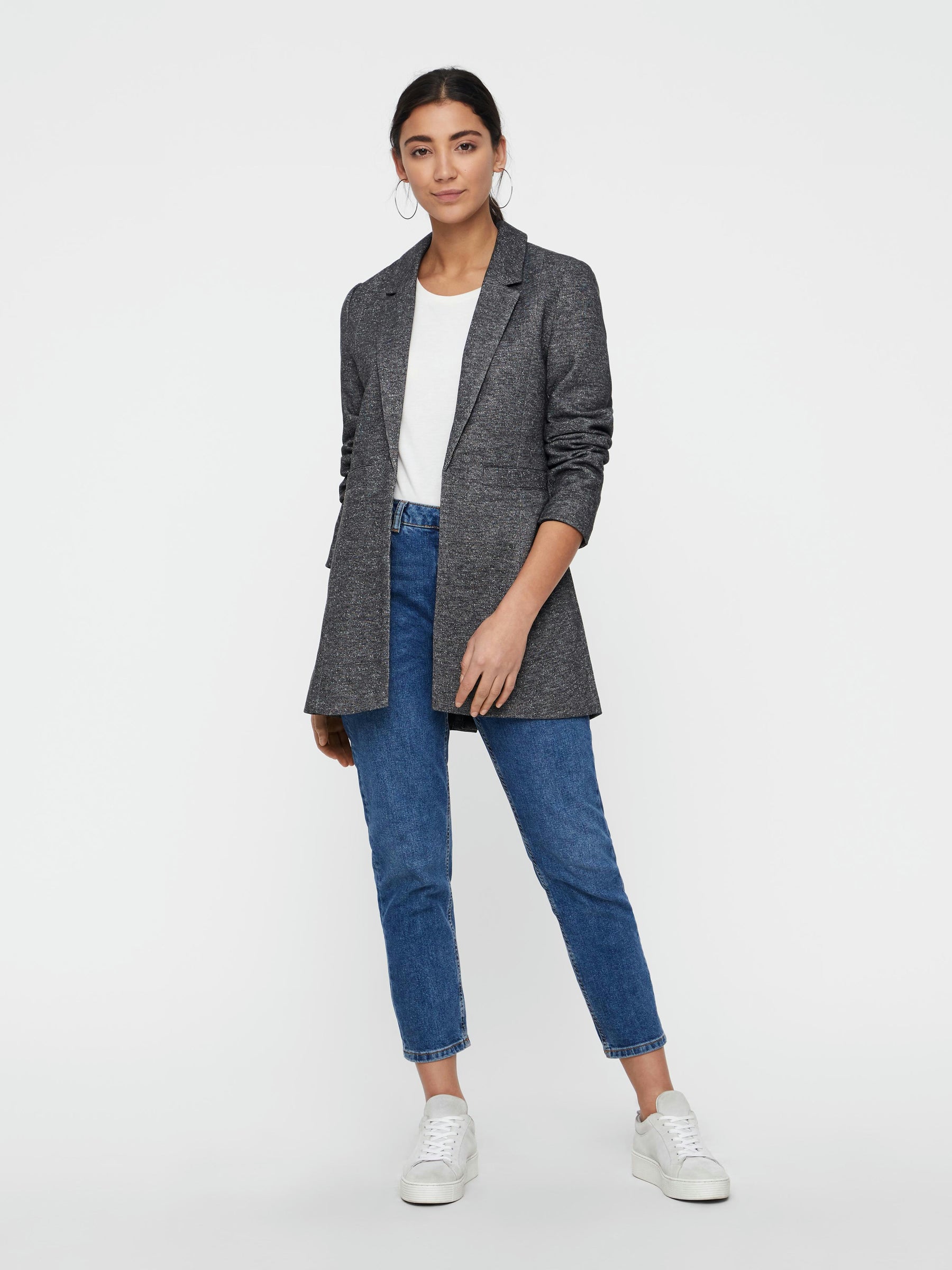 Noisy May blazer long sans fermeture doublé 74 cm