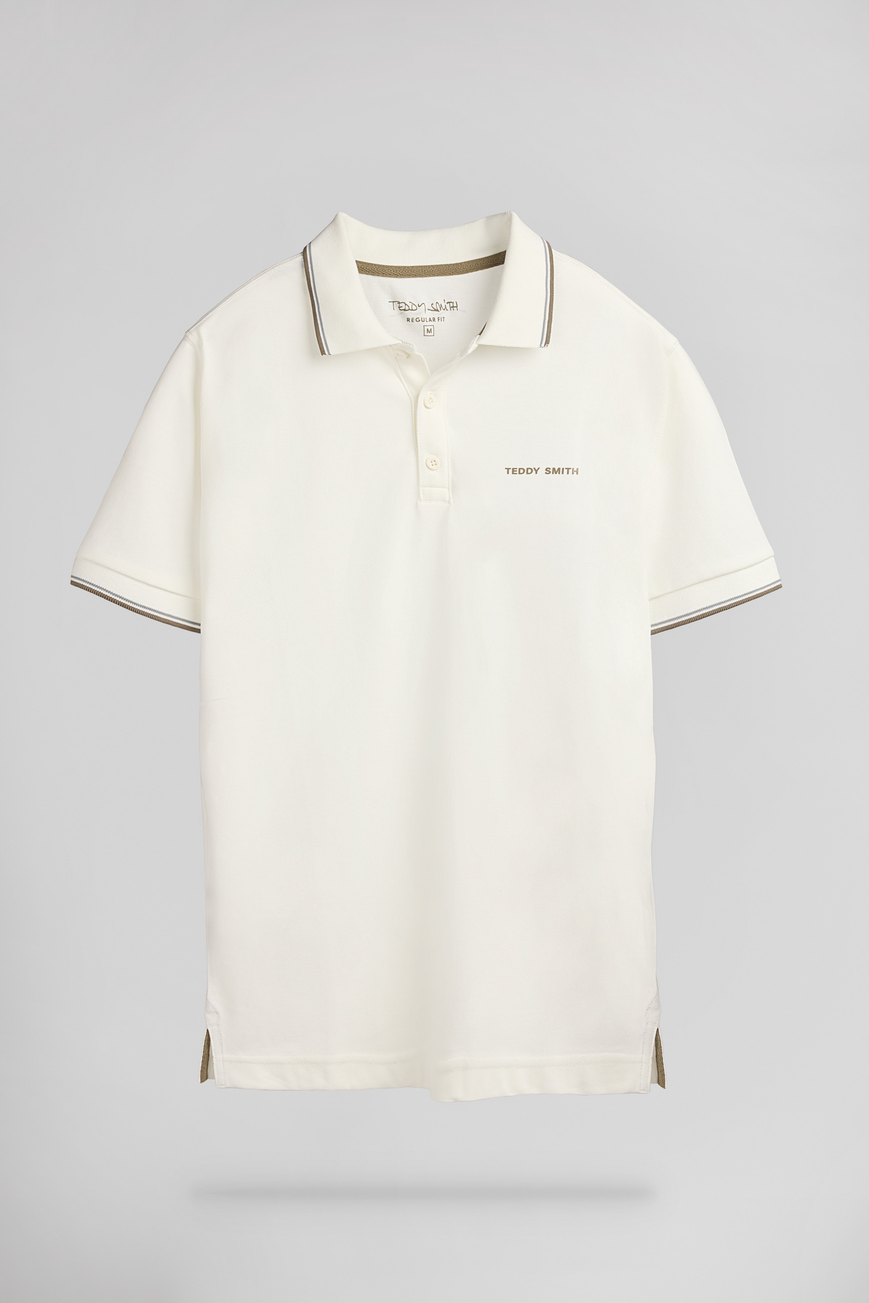 Teddy Smith Pasian 2 polo homme middle white droit