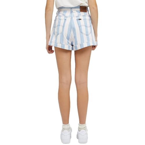 Lee Pleated short jean femme 26W taille haute