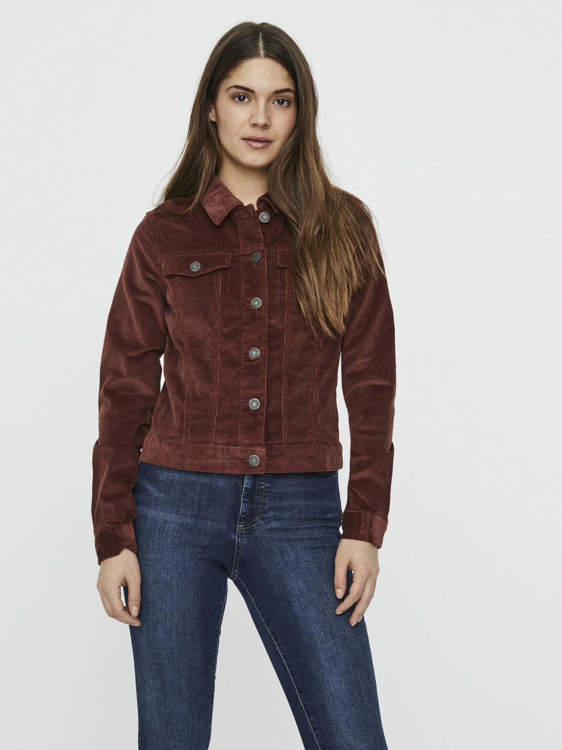 Noisy May veste velours côtelé slim coton stretch