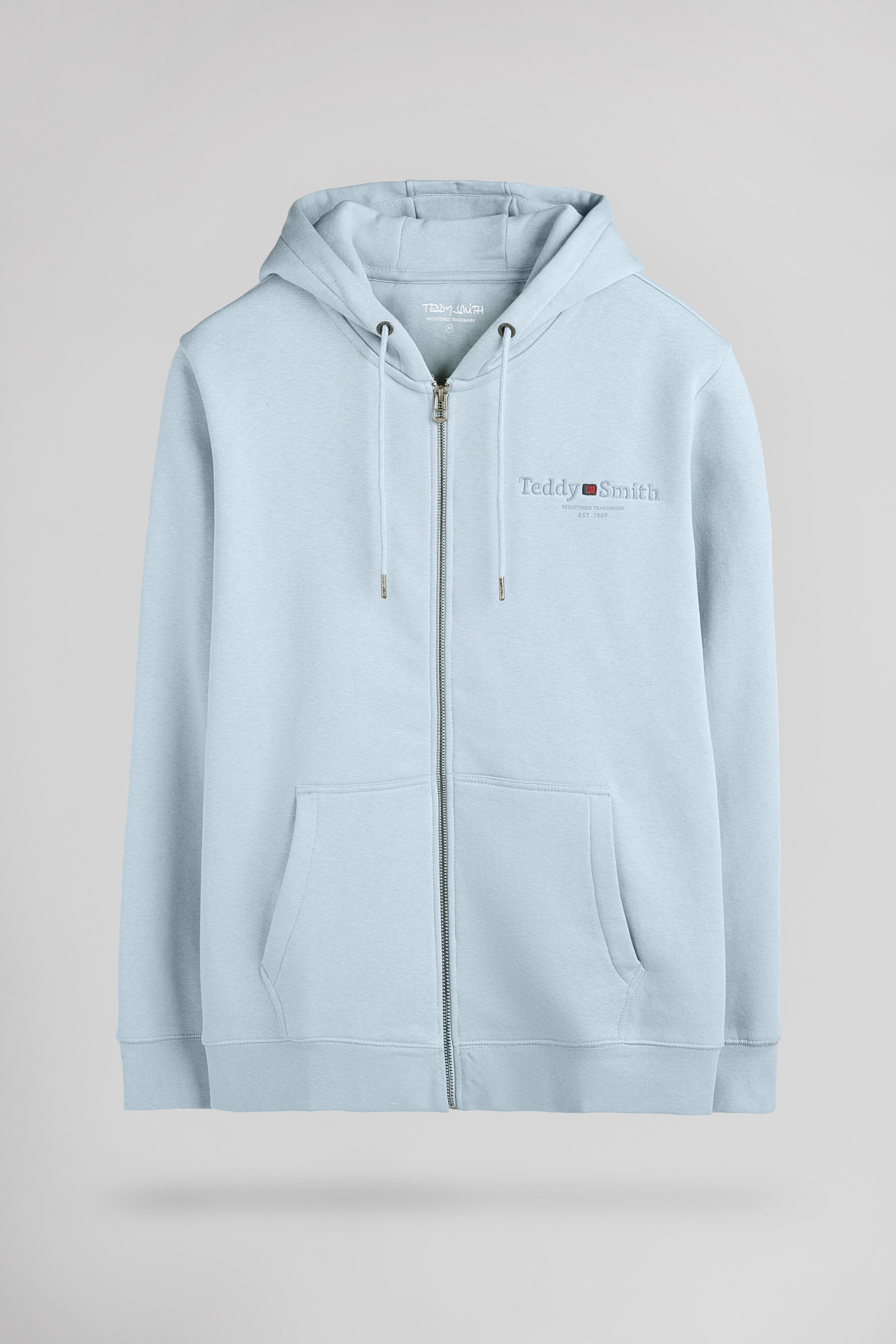 Teddy Smith Giclass Jim HZ gilet pastel blue molleton