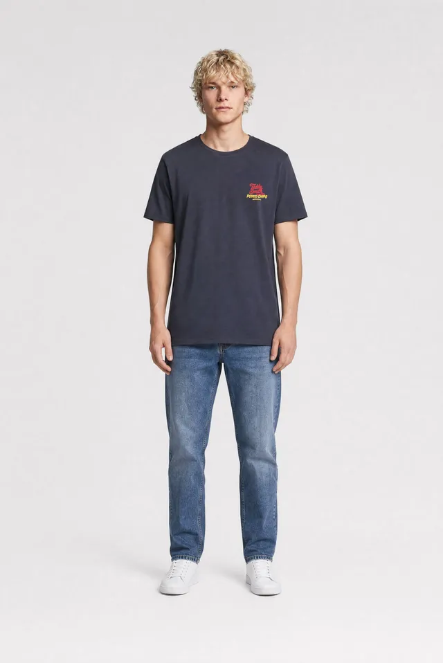 Teddy Smith T-Chips MC t-shirt imprimé bleu marine