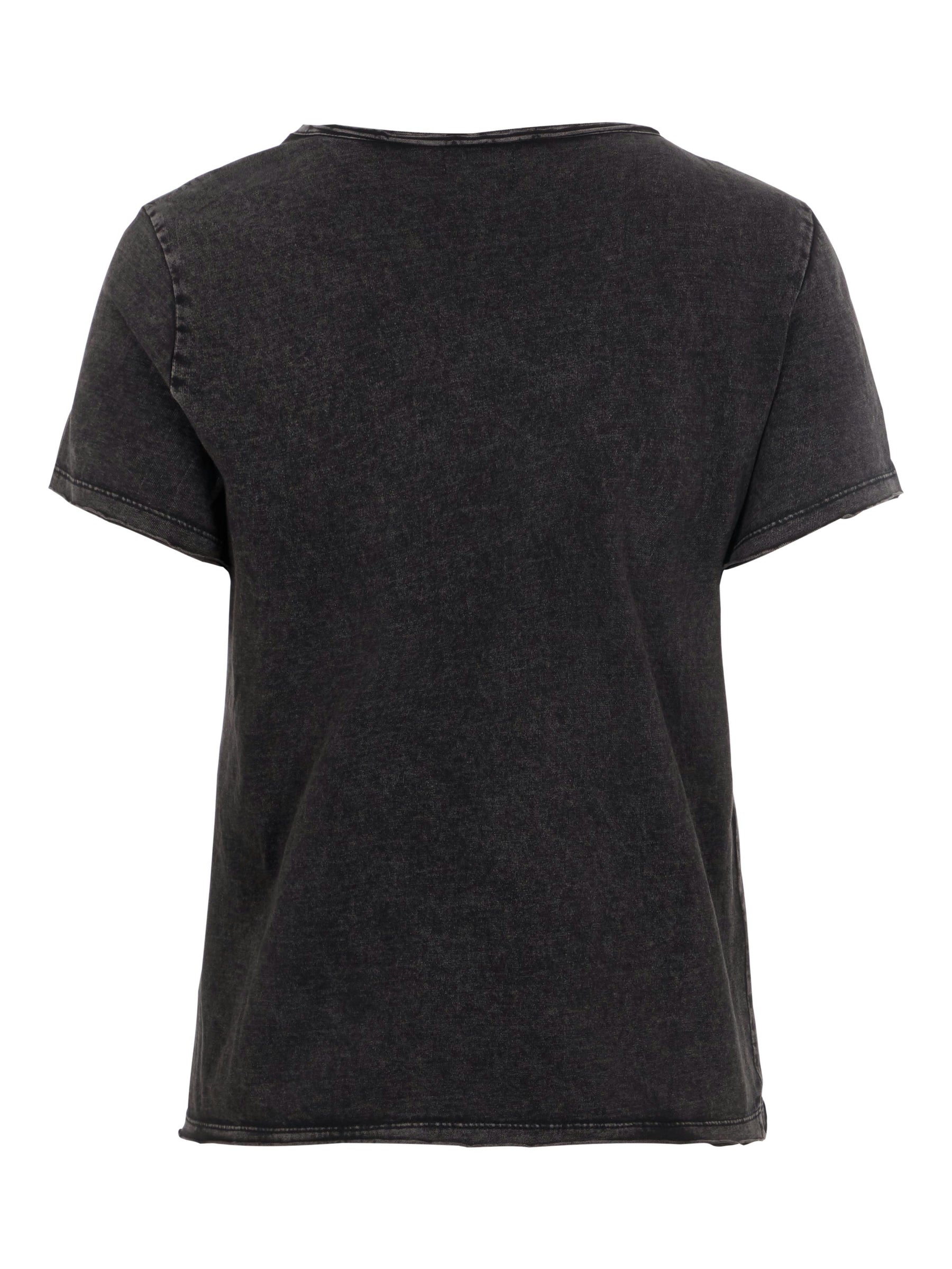 Noisy May Kort t-shirt coton col rond manches courtes