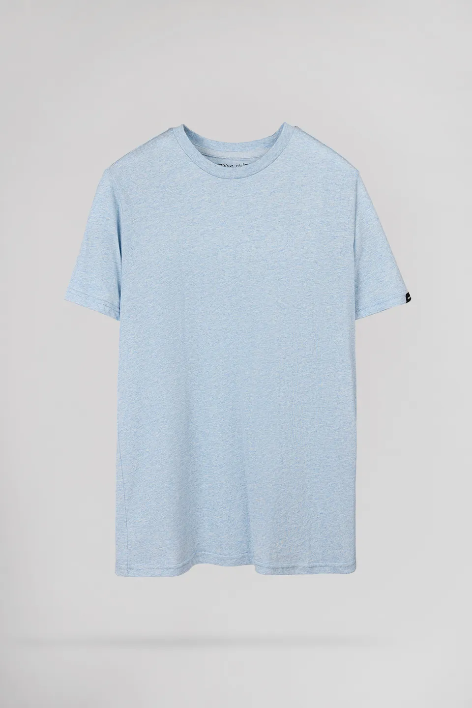 Teddy Smith T-Narvik MC t-shirt bleu pastel chiné