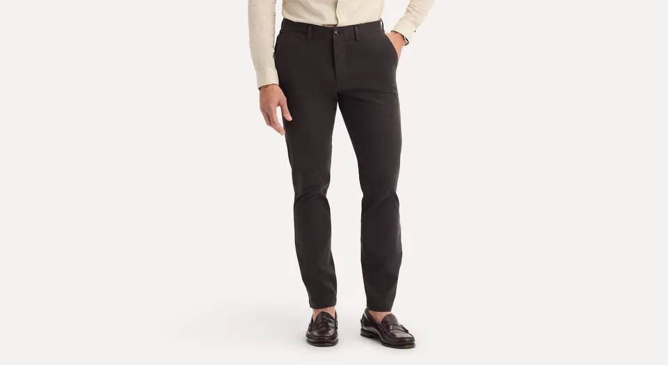 Dockers Crafted Khaki chino slim tapered marron