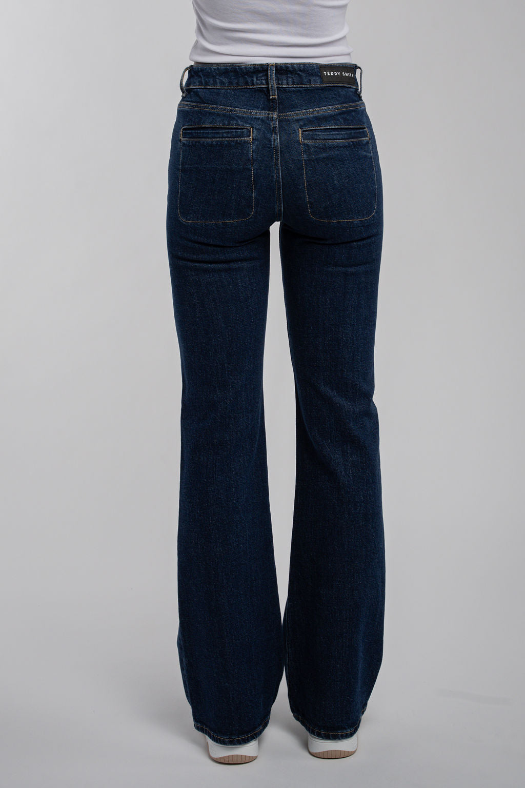 Teddy Smith P-Diams BC jean droit femme encre denim coton
